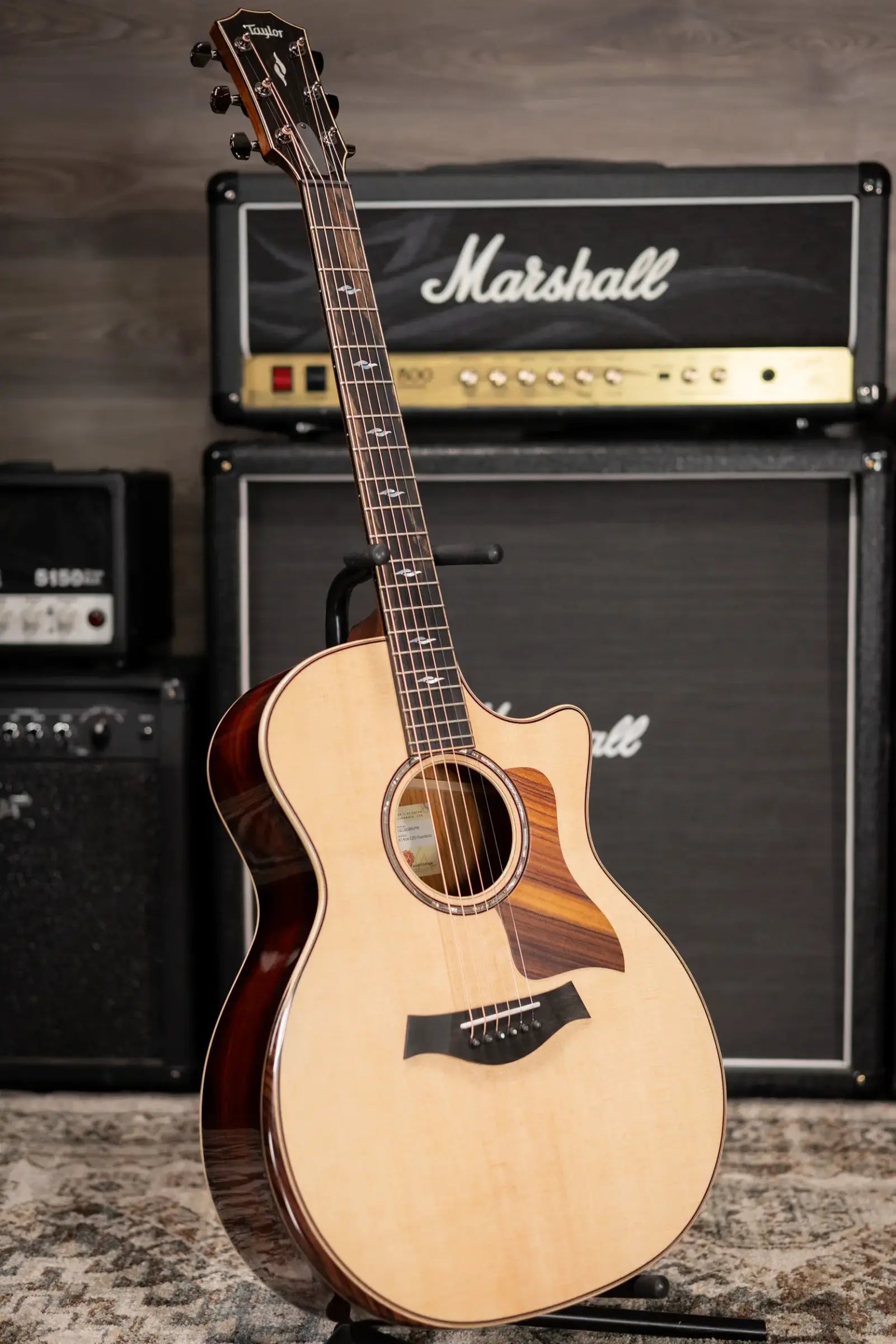 Taylor 814ce LTD Cocobolo Grand Auditorium Acoustic/Electric Guitar - Natural with Hardshell Case