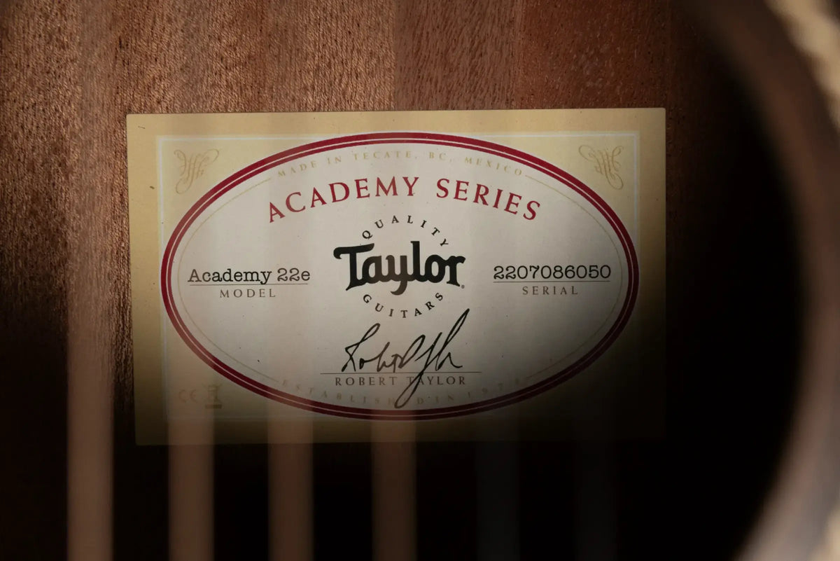 Taylor Academy 22e Grand Concert Acoustic/Electric Guitar with Gig Bag