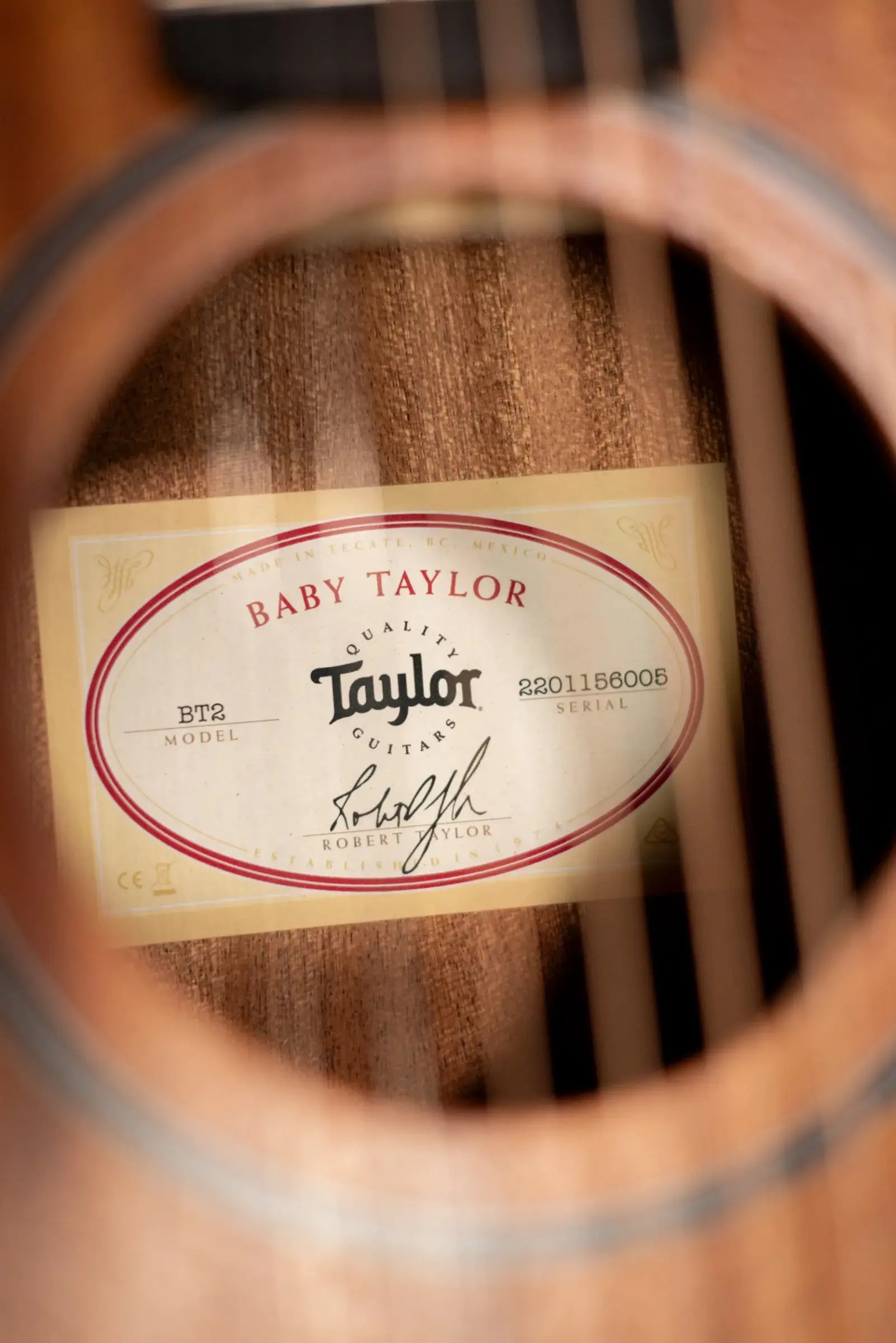 Taylor BT2 Left-Handed Baby Taylor Acoustic Guitar with Gig Bag