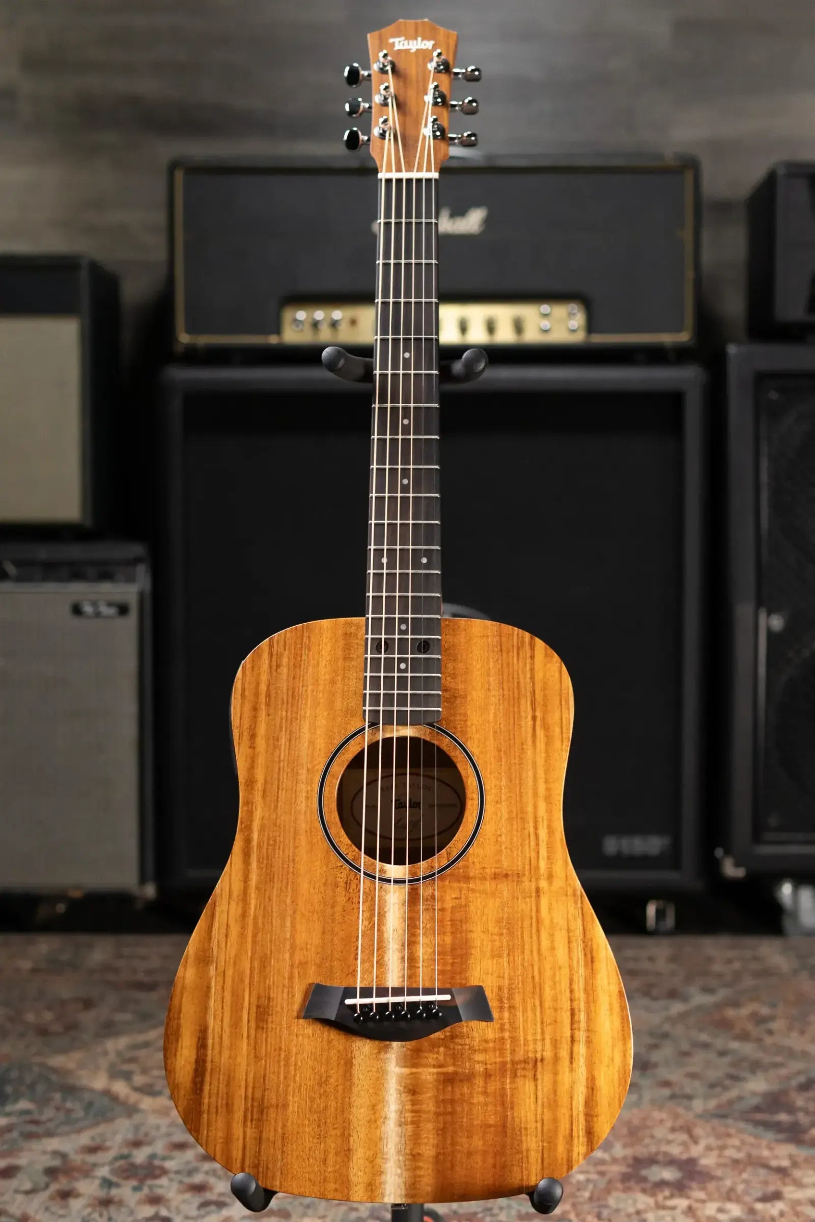 Taylor BTe-Koa Baby Taylor Acoustic/Electric Guitar with Gig Bag