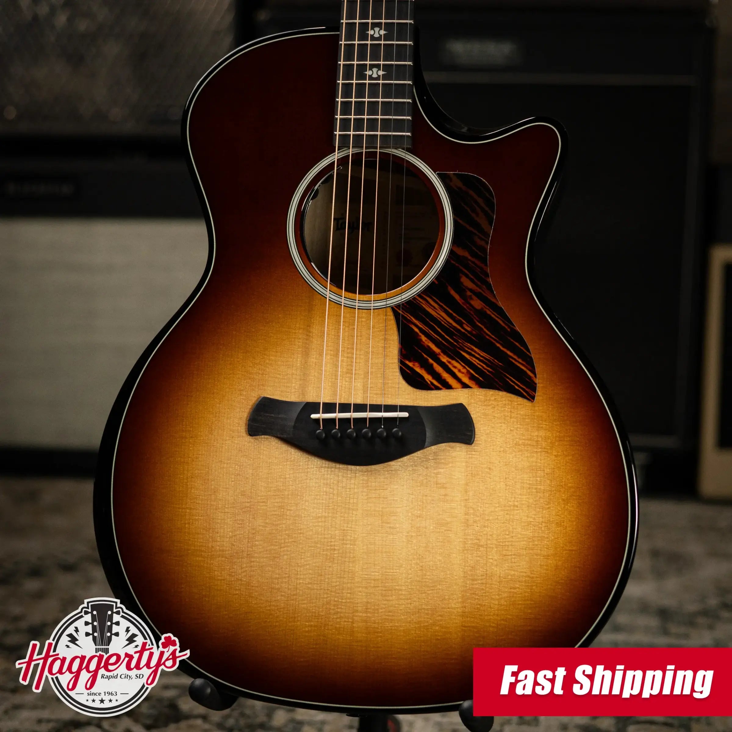 Taylor Builder's Edition 514ce Acoustic-Electric Guitar - Kona Burst with Hardshell Case