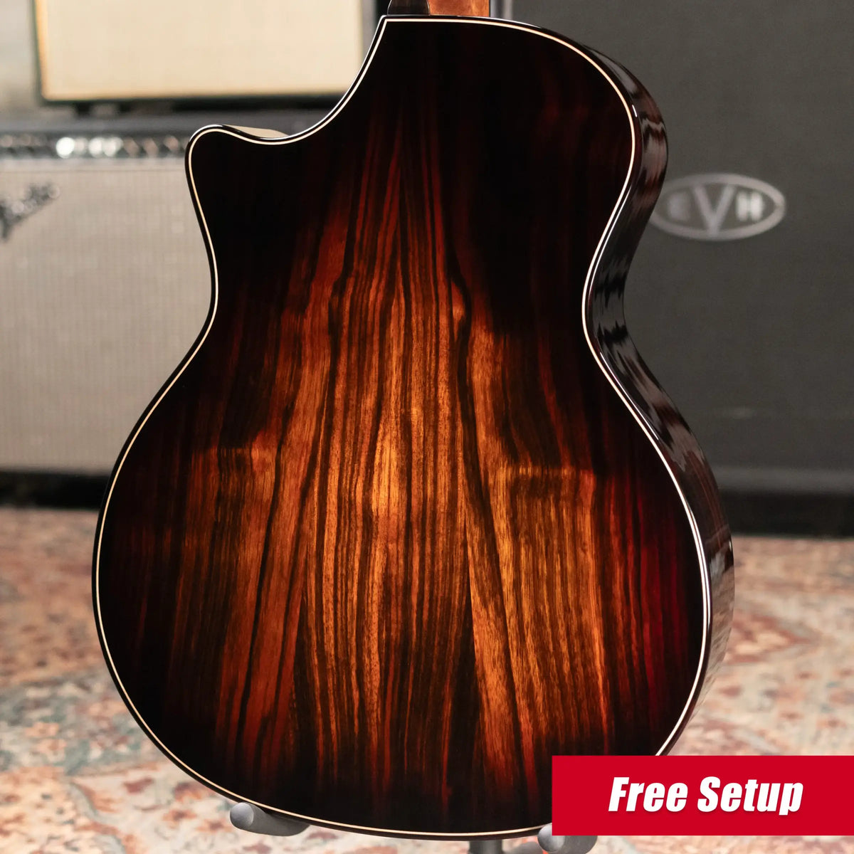Taylor (1 of 42) Builder's Edition 814ce LTD Grand Auditorium Acoustic/Electric Guitar - Macassar Ebony with Hardshell Case - Demo