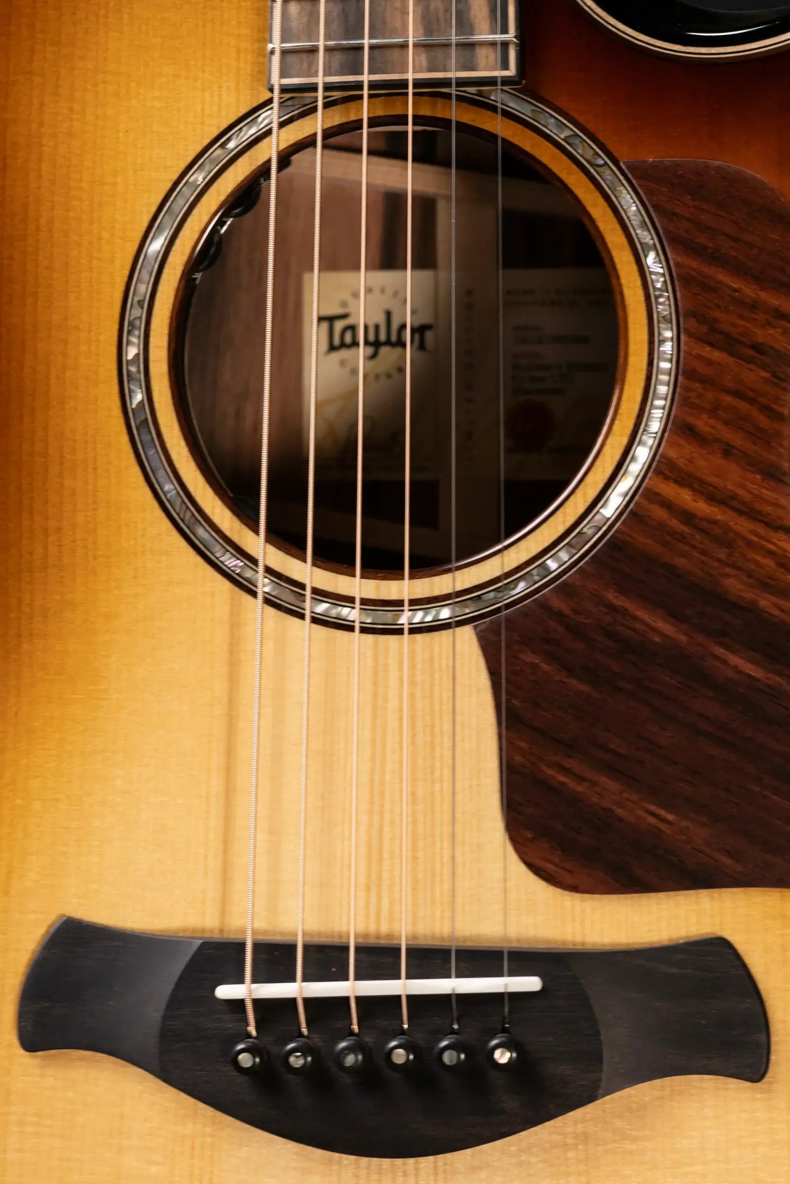 Taylor (1 of 42) Builder's Edition 814ce LTD Grand Auditorium Acoustic/Electric Guitar - Macassar Ebony with Hardshell Case