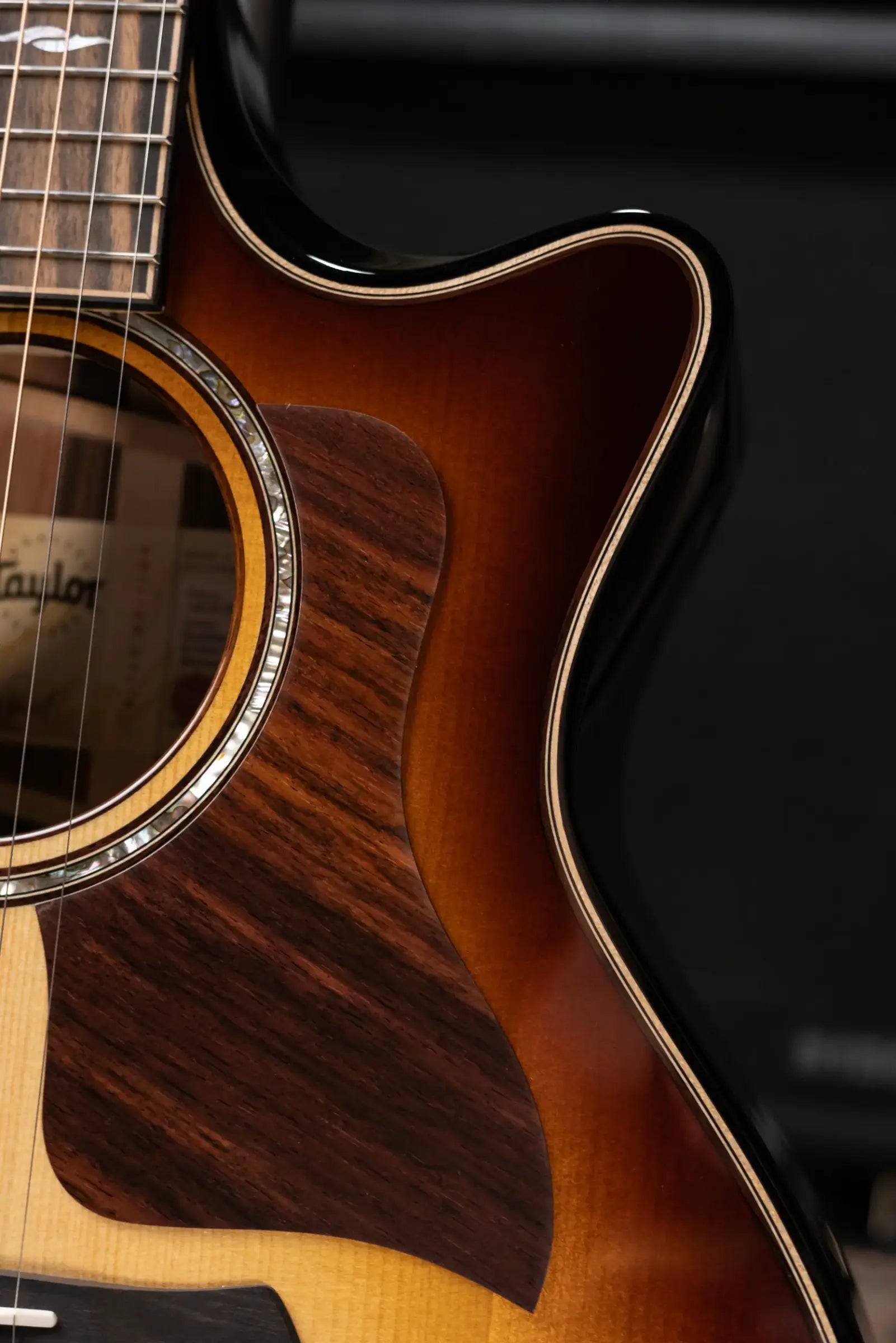 Taylor (1 of 42) Builder's Edition 814ce LTD Grand Auditorium Acoustic/Electric Guitar - Macassar Ebony with Hardshell Case