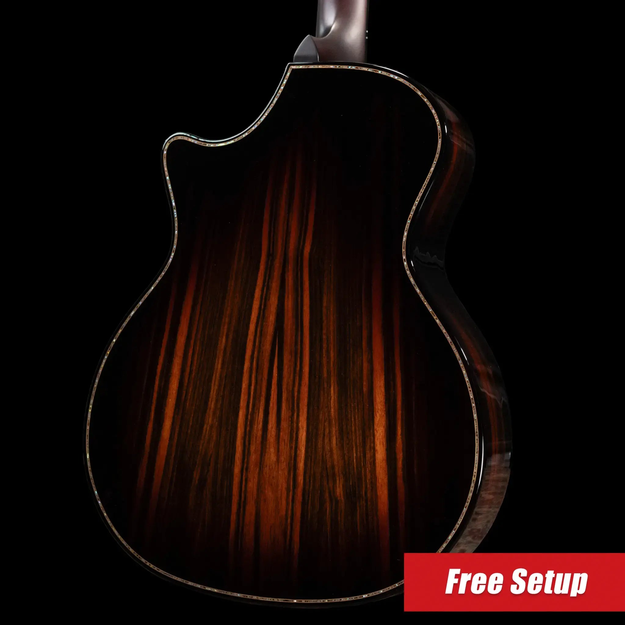Taylor (1 of 42) Builder's Edition 914ce LTD Macassar Ebony Grand Auditorium Acoustic/Electric Guitar - Shaded Edgeburst with Hardshell Case