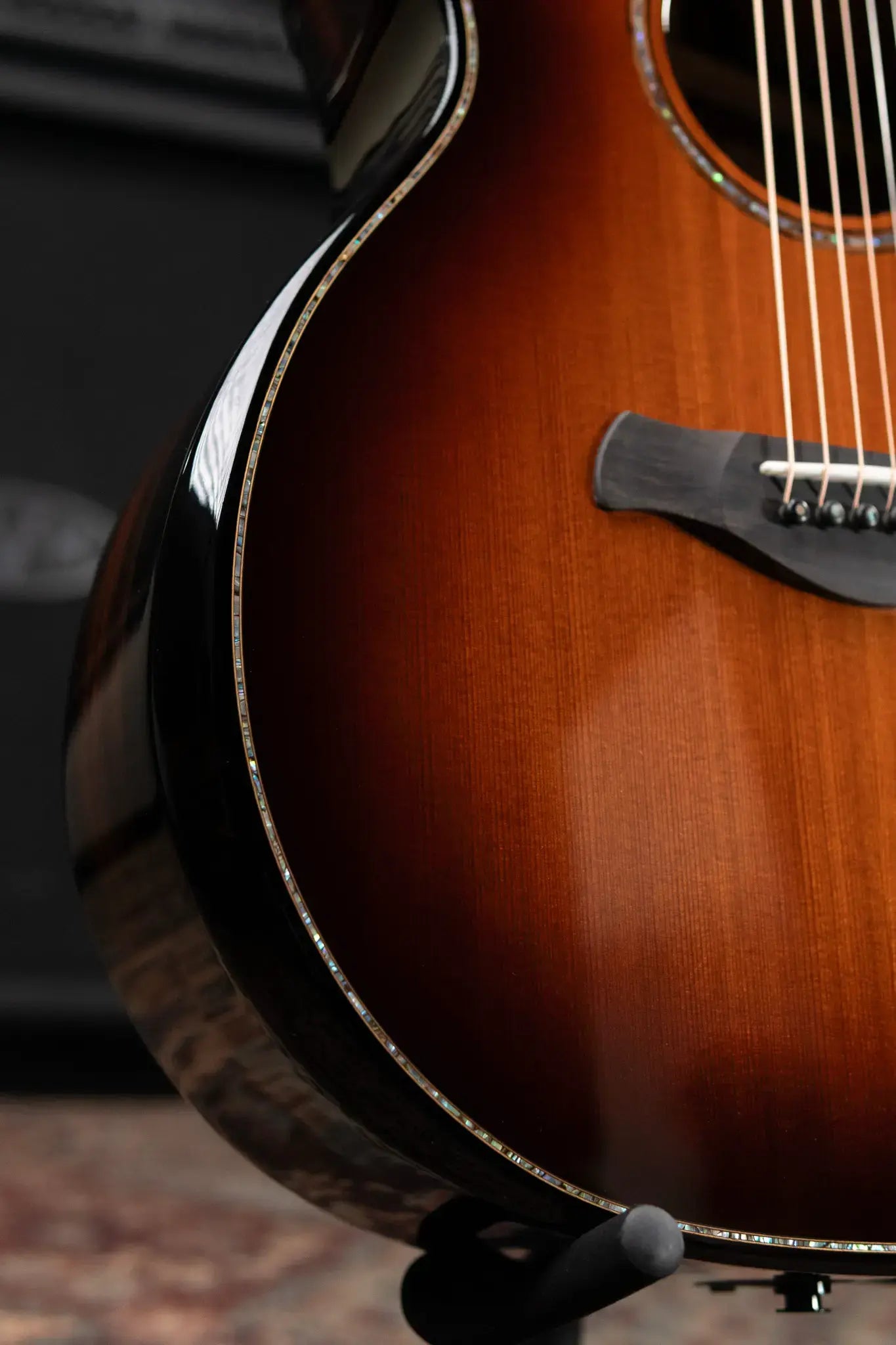 Taylor (1 of 42) Builder's Edition 914ce LTD Macassar Ebony Grand Auditorium Acoustic/Electric Guitar - Shaded Edgeburst with Hardshell Case
