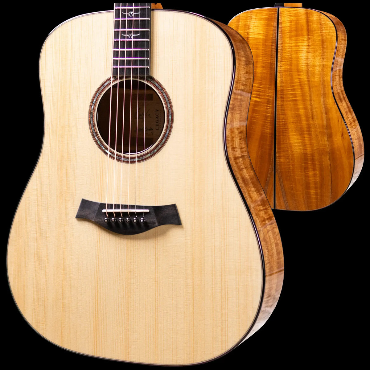 Taylor Custom Legacy K10 LTD (1 of 52) Dreadnought Acoustic Guitar - Koa/Engelmann with Hardshell Case
