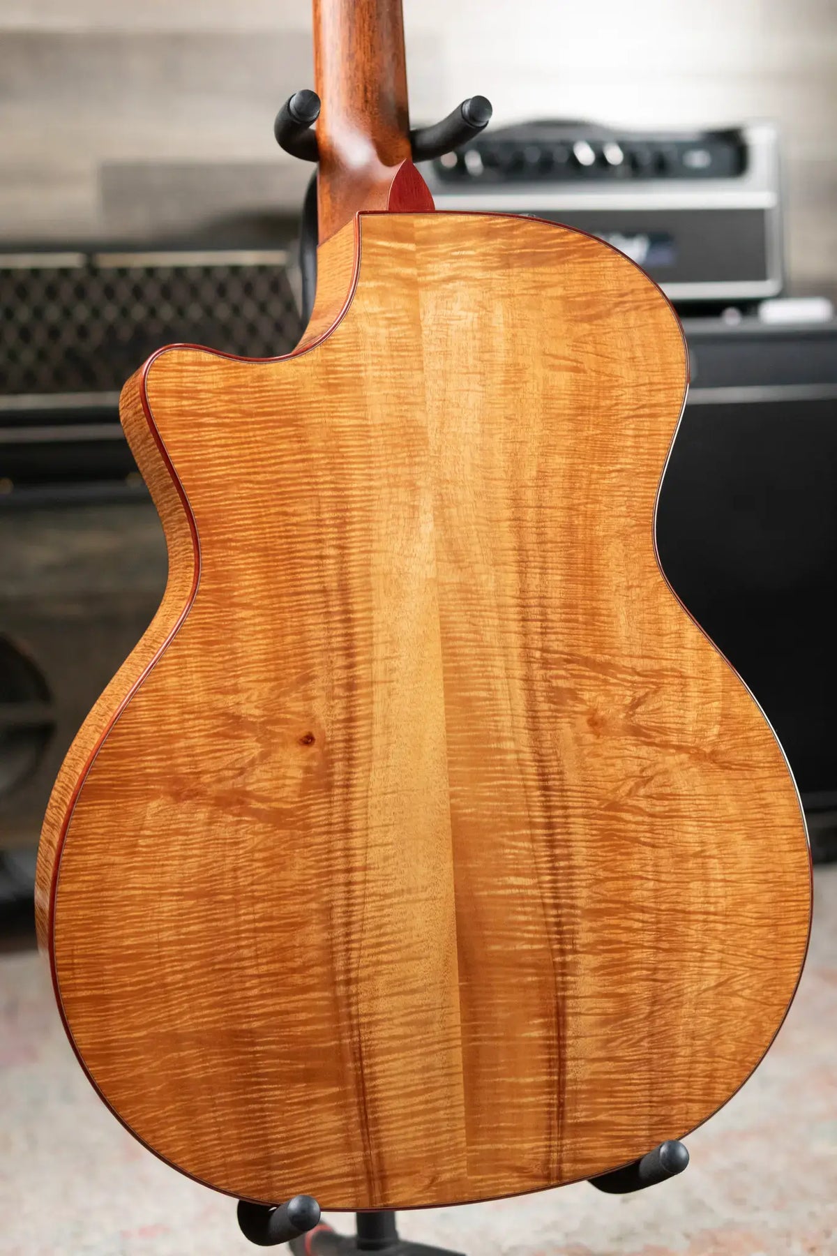 Taylor Custom Shop Master Grade Koa Grand Auditorium Acoustic/Electric Guitar with Hardshell Case - Used