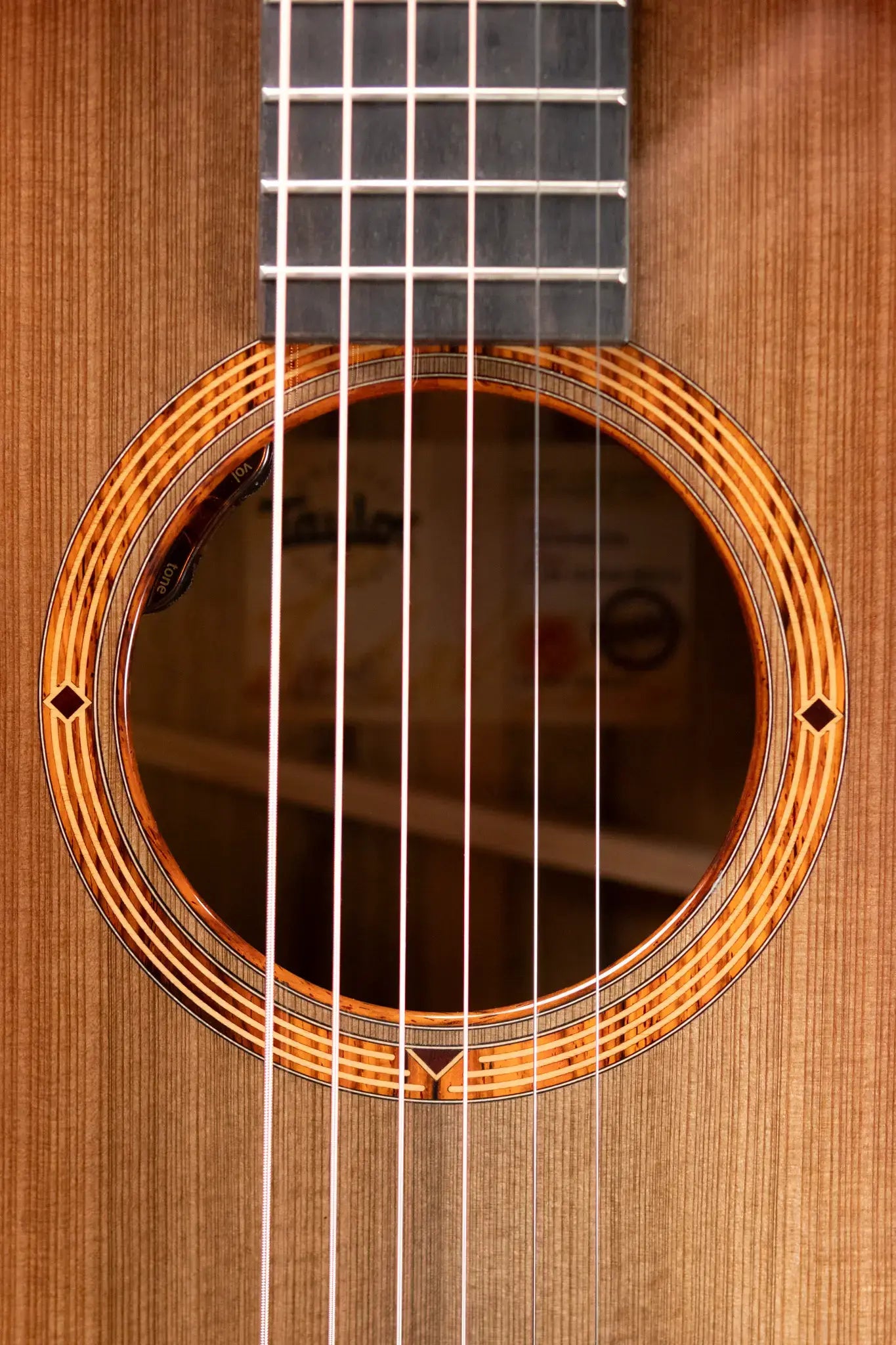Taylor Custom "The Monument" 1 of 20 C12e 12-Fret 2025 Catch Event #10 Grand Concert Acoustic/Electric Guitar - Black Limba/Sinker Cypress with Hardshell Case