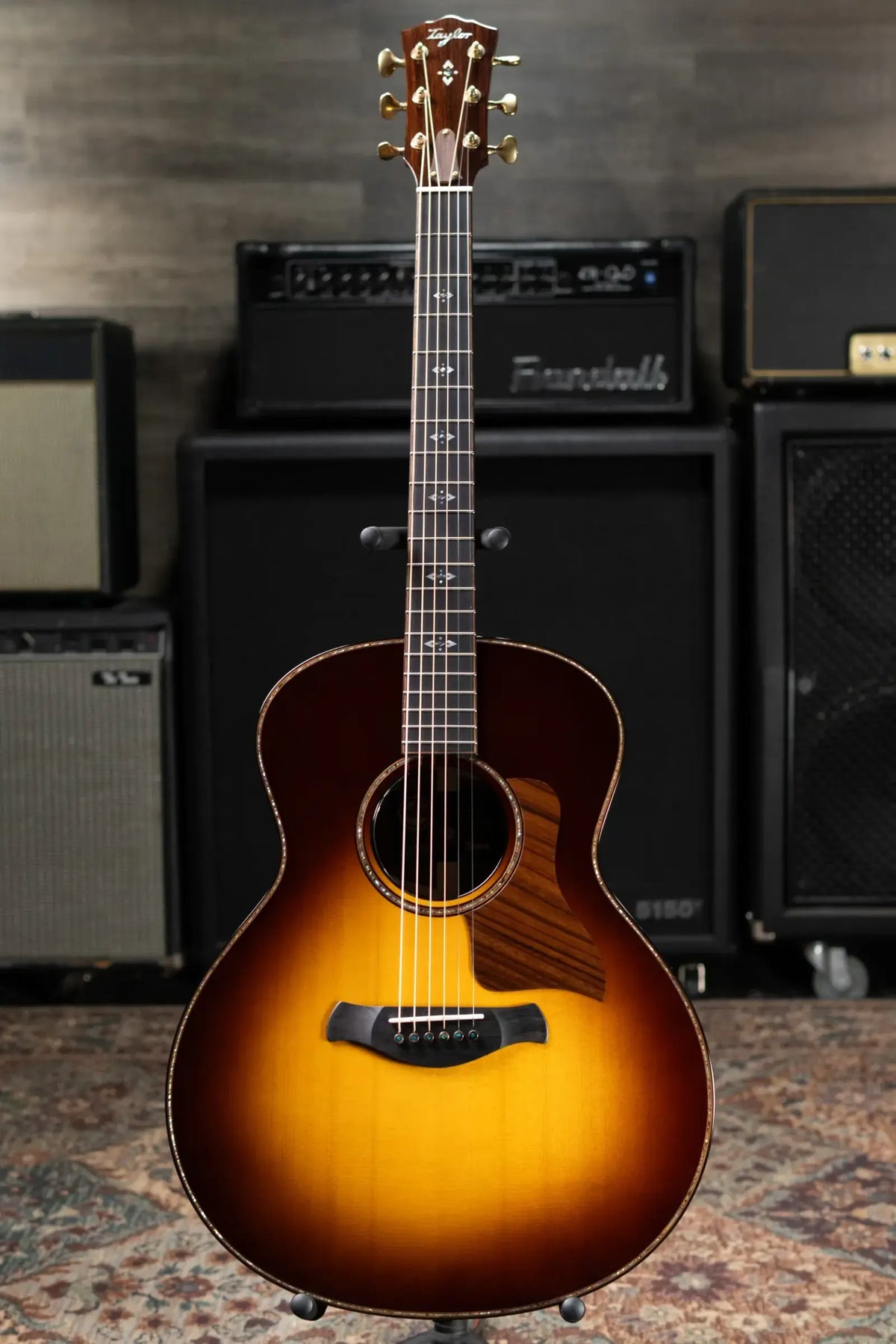 Taylor Custom Shop C14e B6039 2026 Catch Custom #39 Super Auditorium Acoustic/Electric Guitar - Sunburst Engelmann Spruce/Indian Rosewood with Hardshell Case
