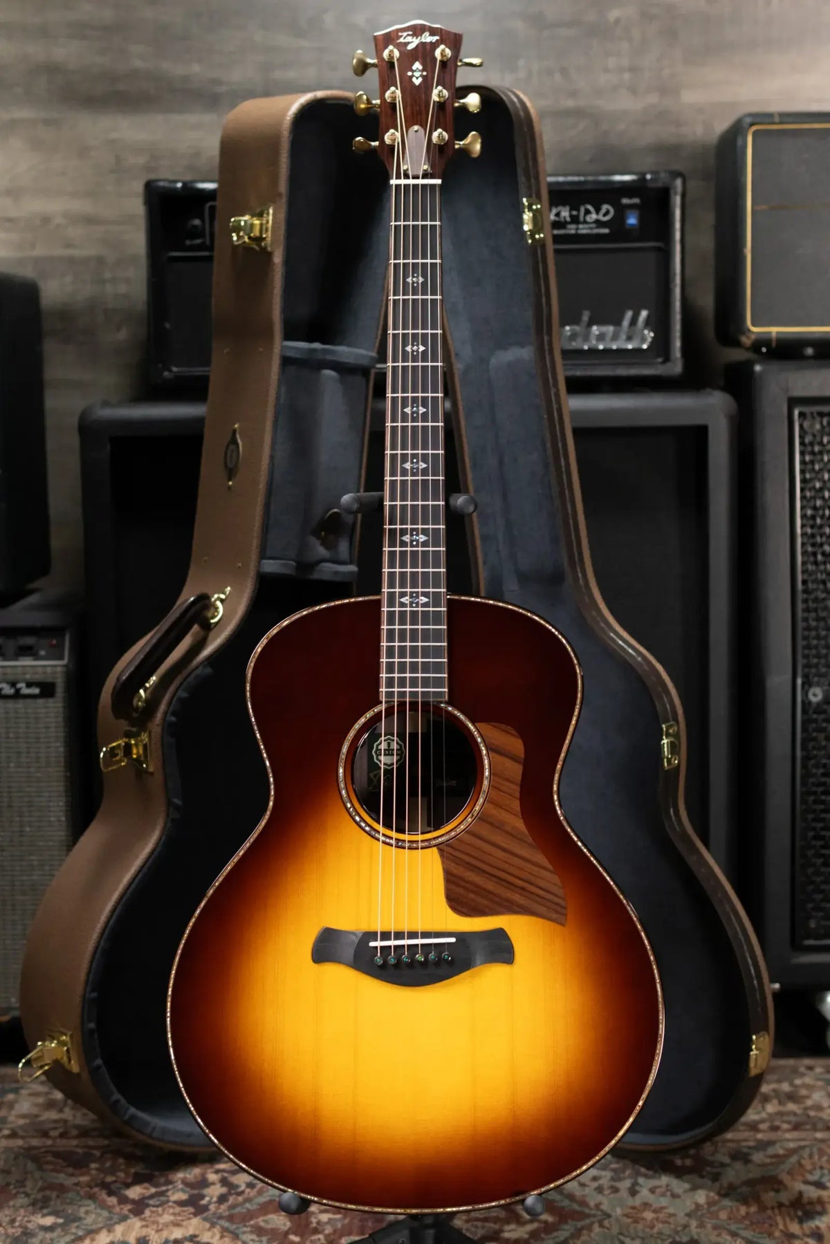 Taylor Custom Shop C14e B6039 2026 Catch Custom #39 Super Auditorium Acoustic/Electric Guitar - Sunburst Engelmann Spruce/Indian Rosewood with Hardshell Case