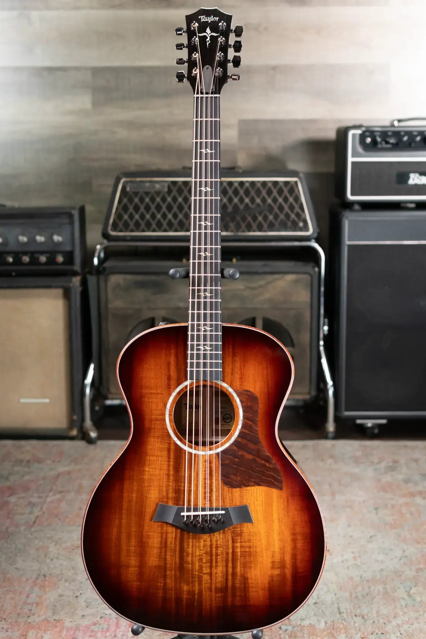 Taylor 2025 Catch Custom #44 C24e Grand Auditorium Baritone-8 8-String Acoustic/Electric Guitar - Figured Blackwood with Hardshell Case