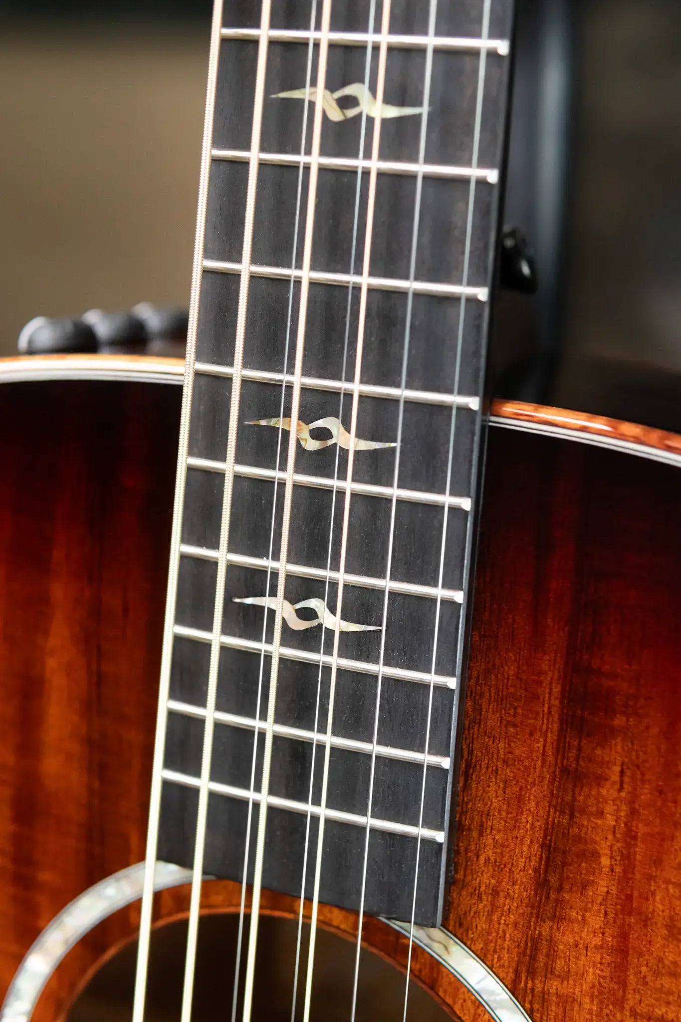 Taylor 2025 Catch Custom #44 C24e Grand Auditorium Baritone-8 8-String Acoustic/Electric Guitar - Figured Blackwood with Hardshell Case