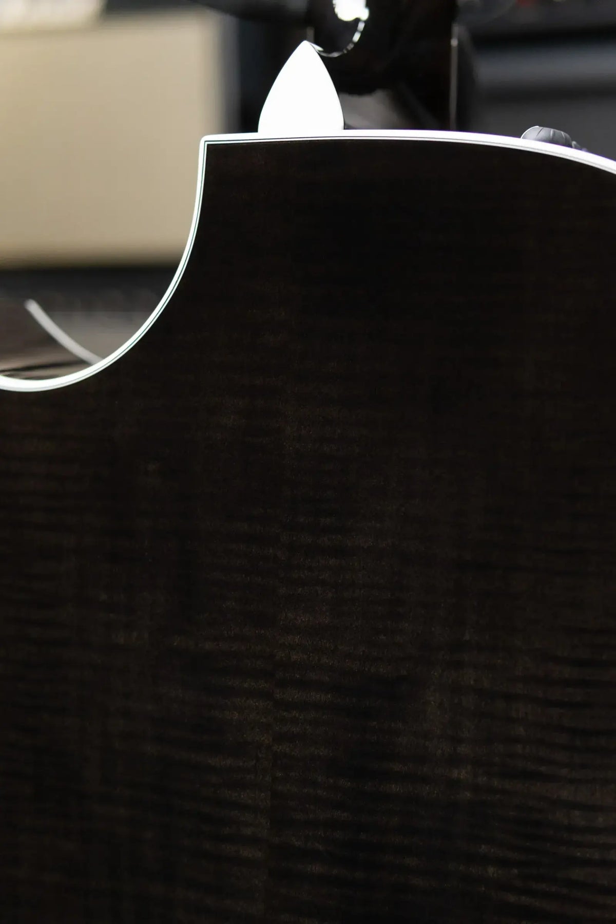 Taylor Custom Shop Grand Auditorium Thin Body Acoustic/Electric Guitar - Transparent Black with Hardshell Case