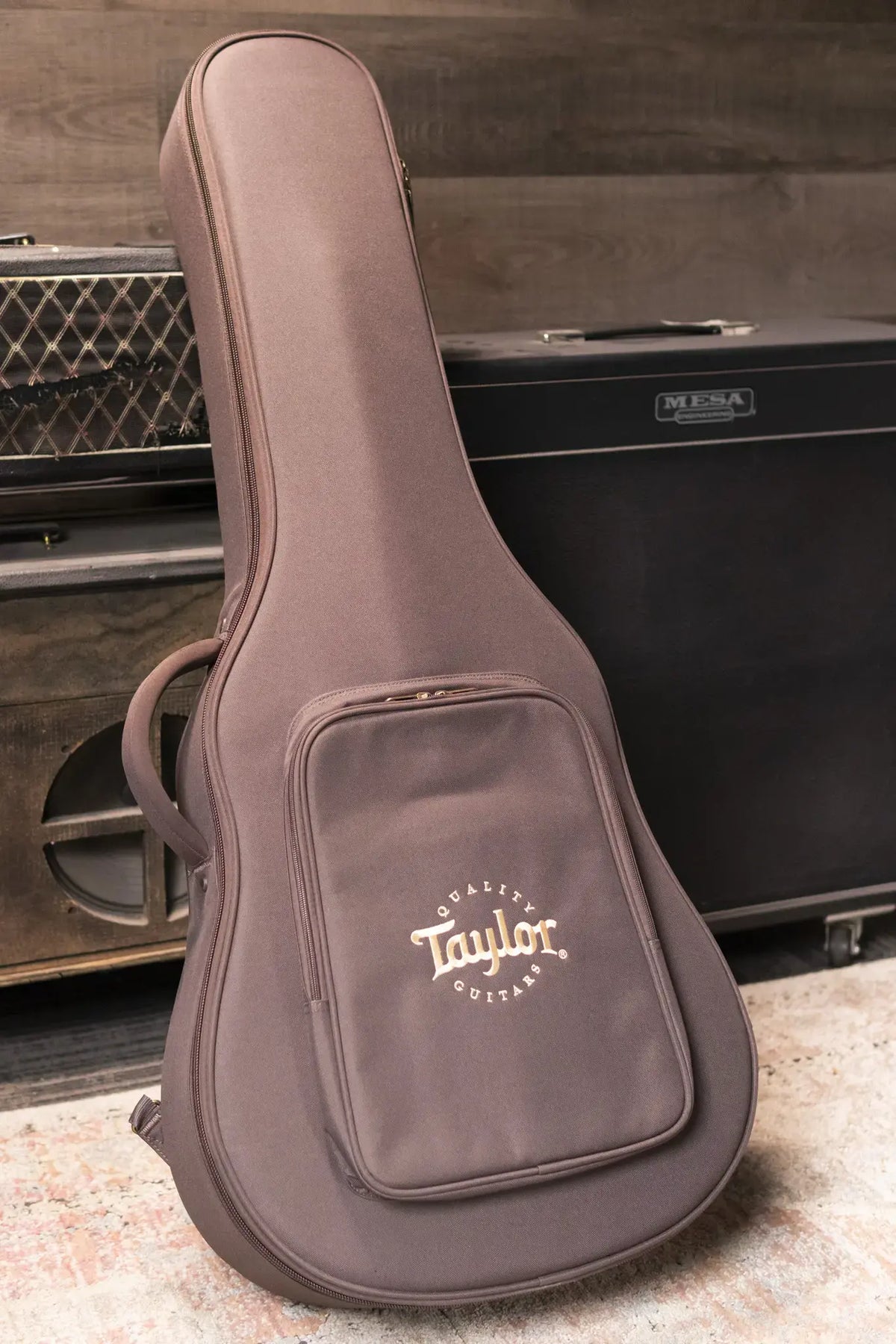 Taylor Doyle Dykes Signature Model Grand Auditorium Acoustic/Electric Guitar - Translucent Orange with Aerocase - Demo