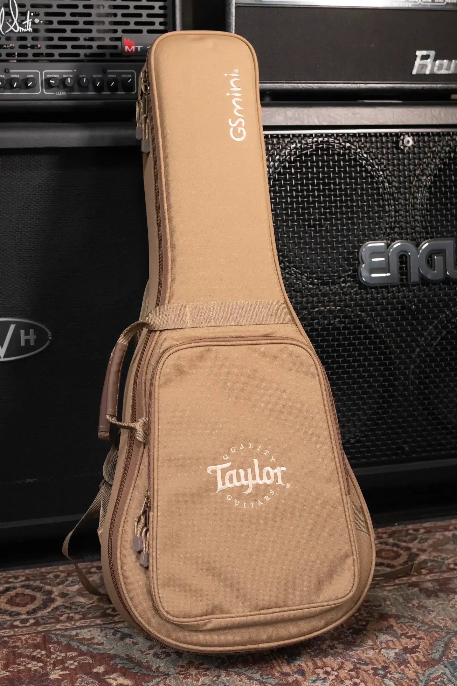 Taylor GS Mini Sapele Acoustic Guitar with Tan Structured Gig Bag
