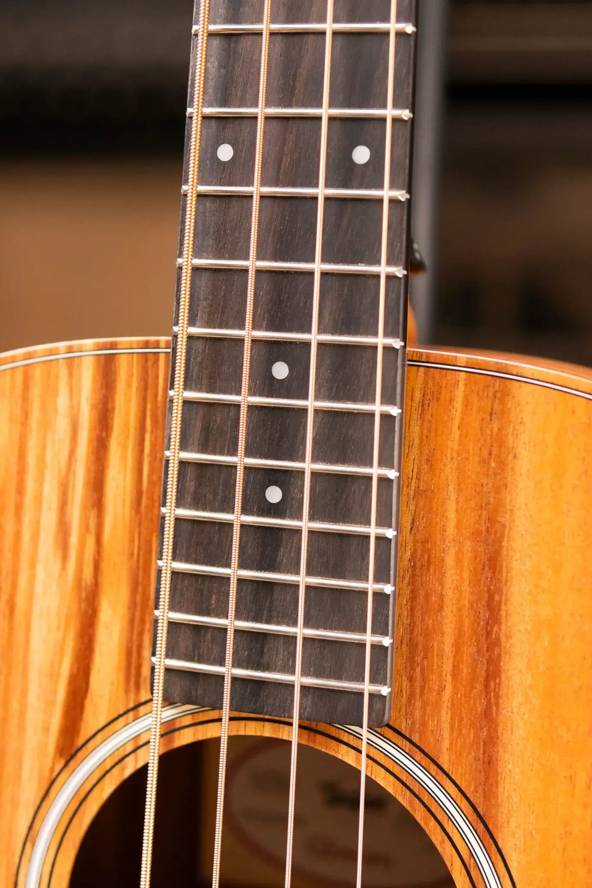 Taylor GS Mini-e Koa Acoustic/Electric Bass with Gig Bag