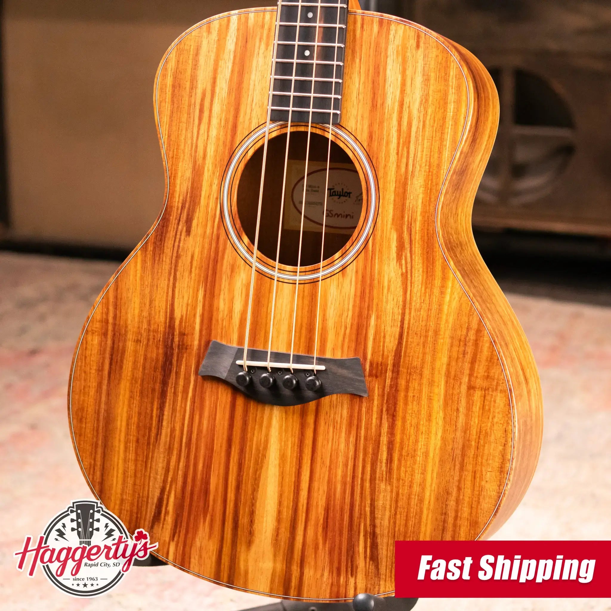 Taylor GS Mini-e Koa Acoustic/Electric Bass with Gig Bag