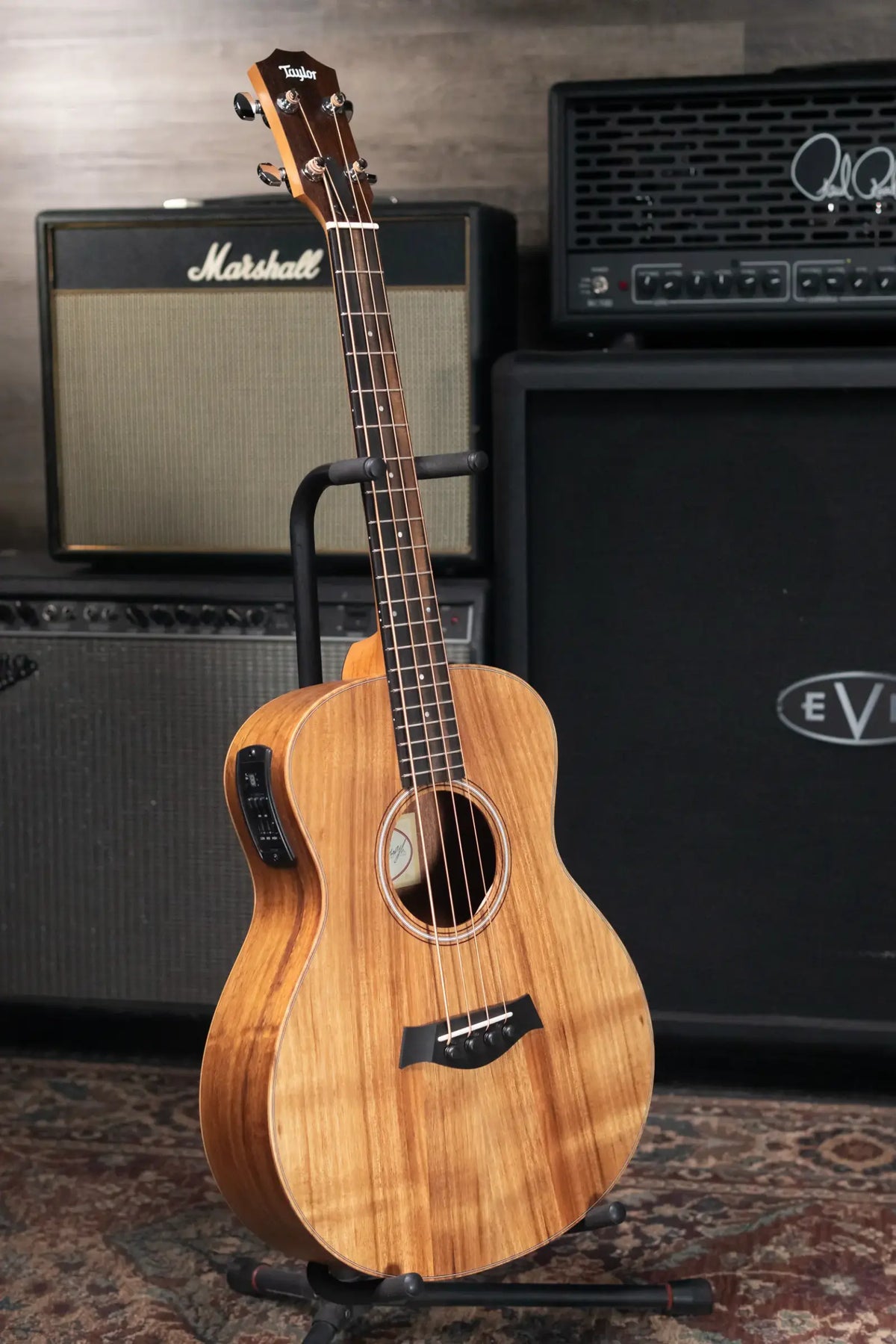 Taylor GS Mini-e Koa Acoustic/Electric Bass with GS Mini Bag - Demo