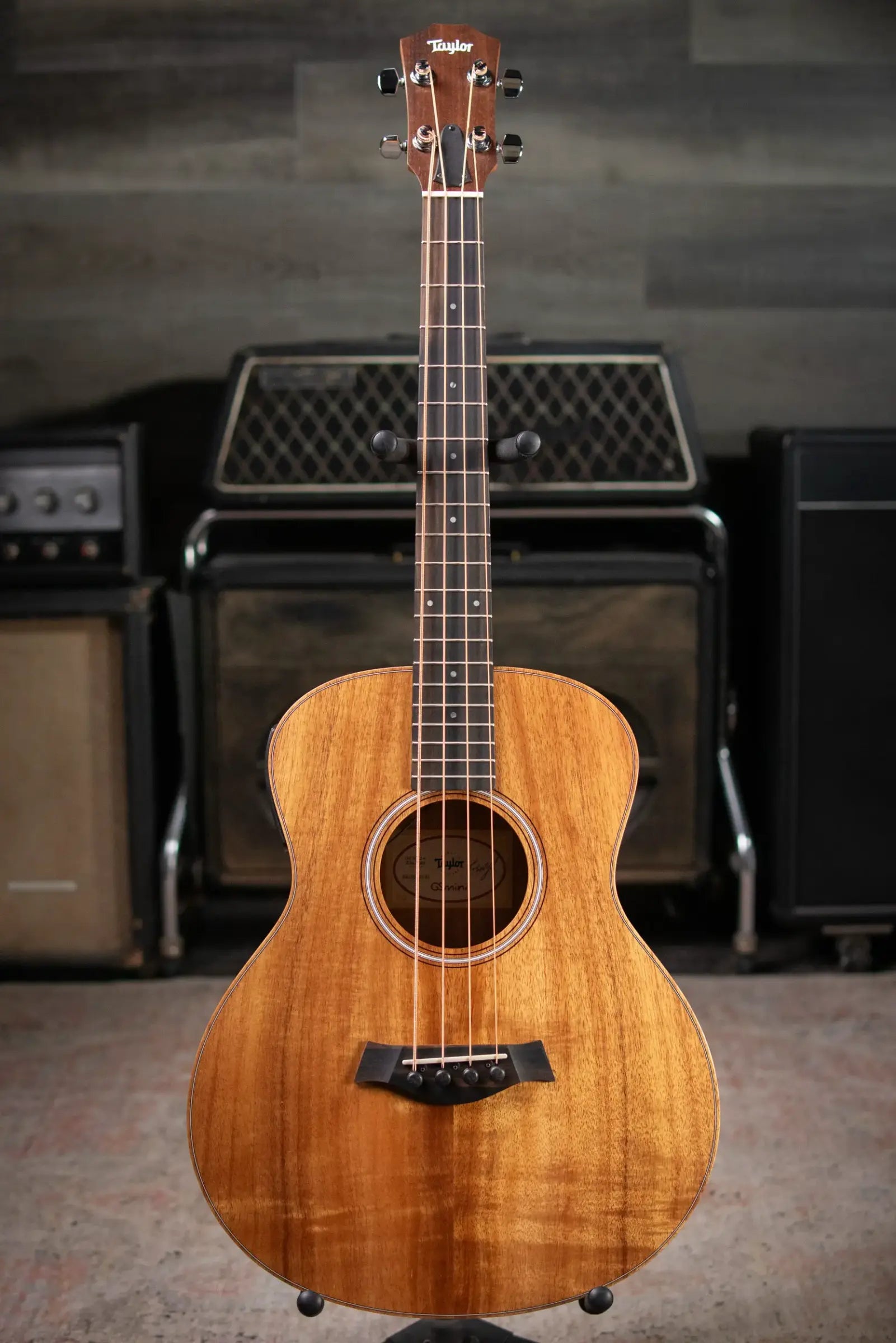 Taylor GS Mini-e Koa Acoustic/Electric Bass with GS Mini Hard Bag