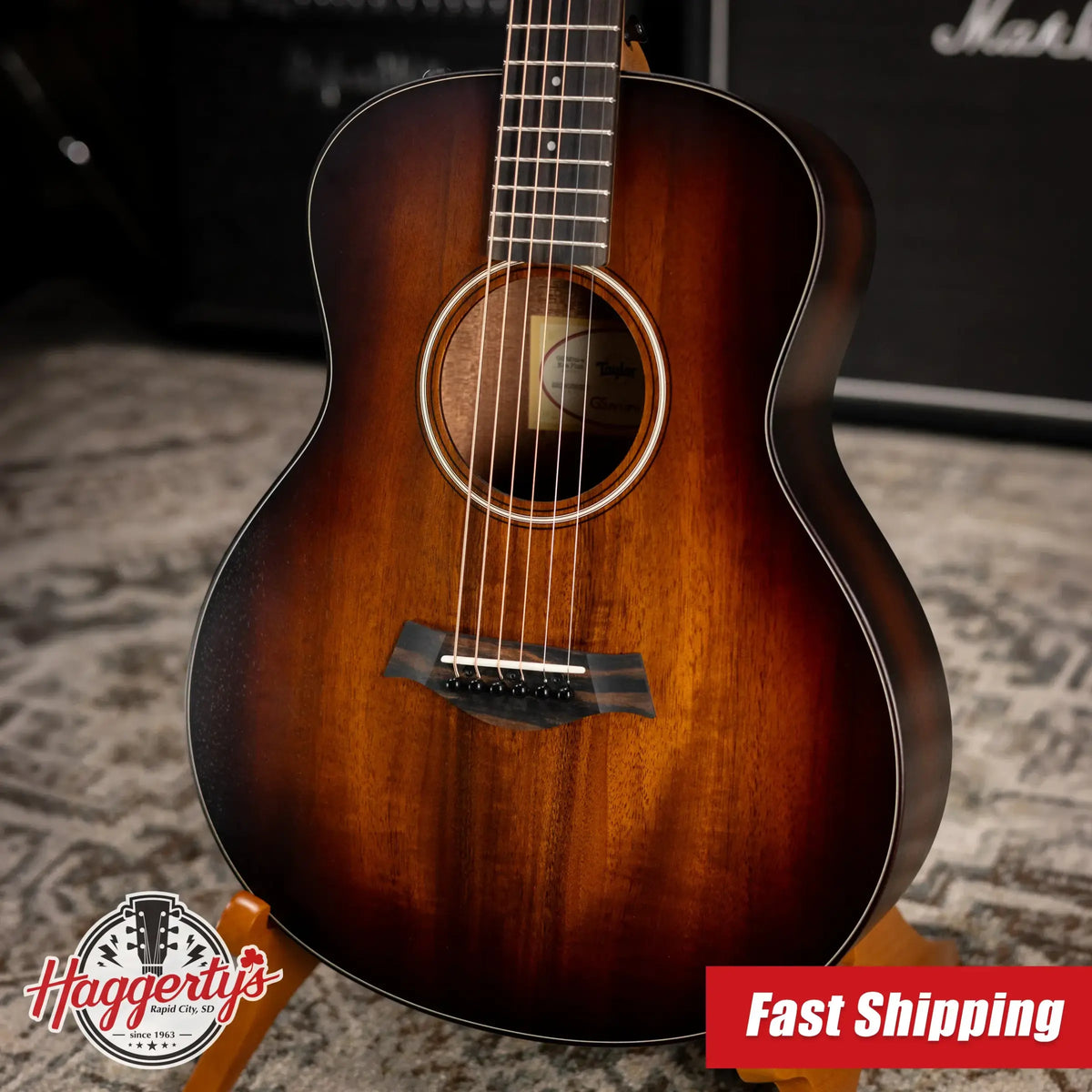 Taylor GS Mini-e Koa Plus Acoustic/Electric Guitar with Aerocase