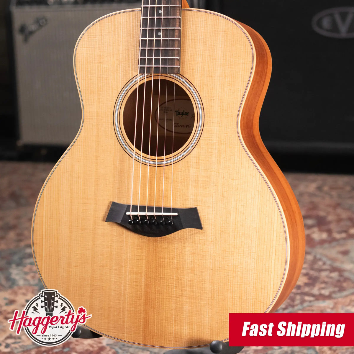 Taylor GS Mini-e LTD Acoustic/Electric Guitar - Figured Koa with Gig Bag