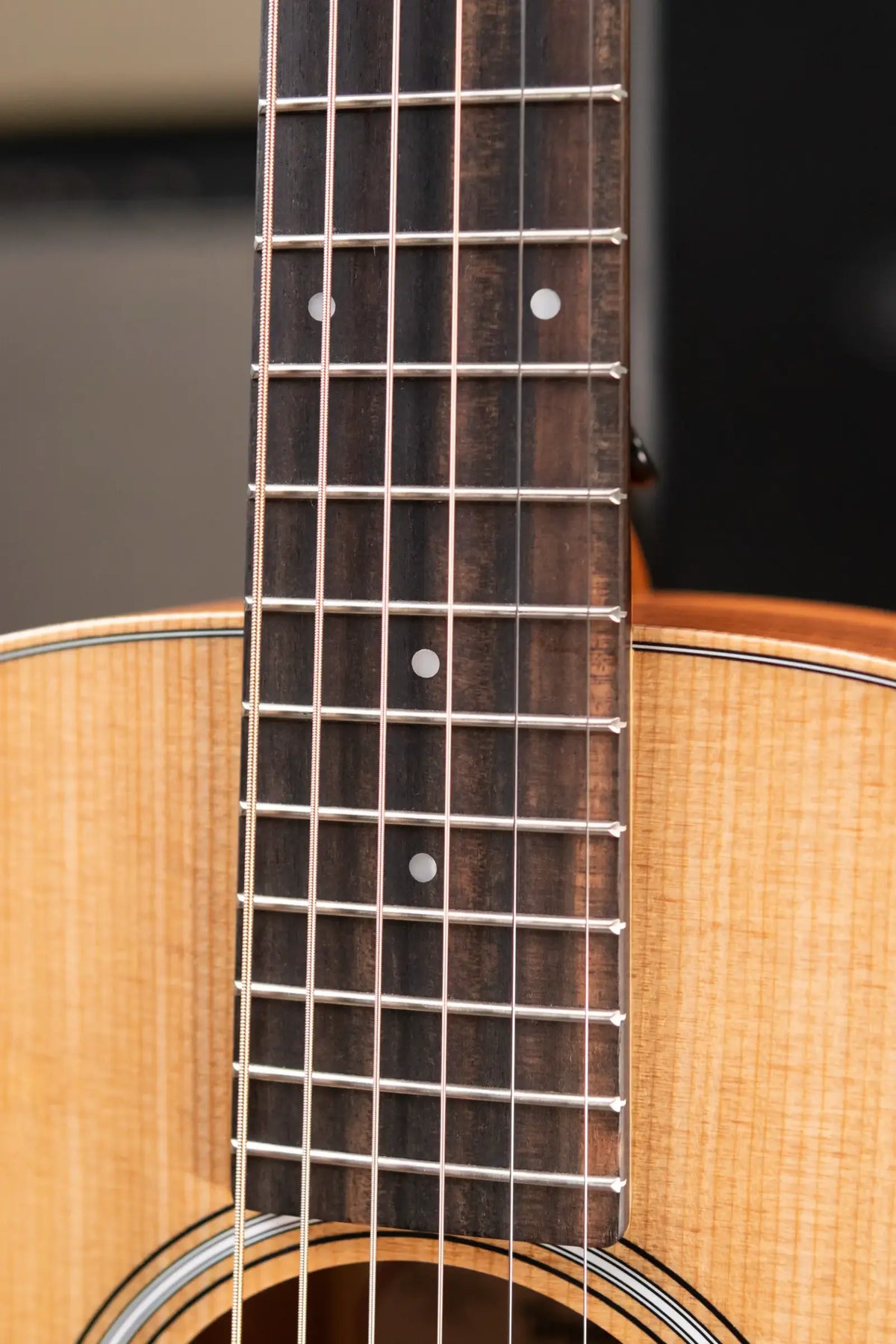 Taylor GS Mini-e LTD Acoustic/Electric Guitar - Figured Koa with Gig Bag