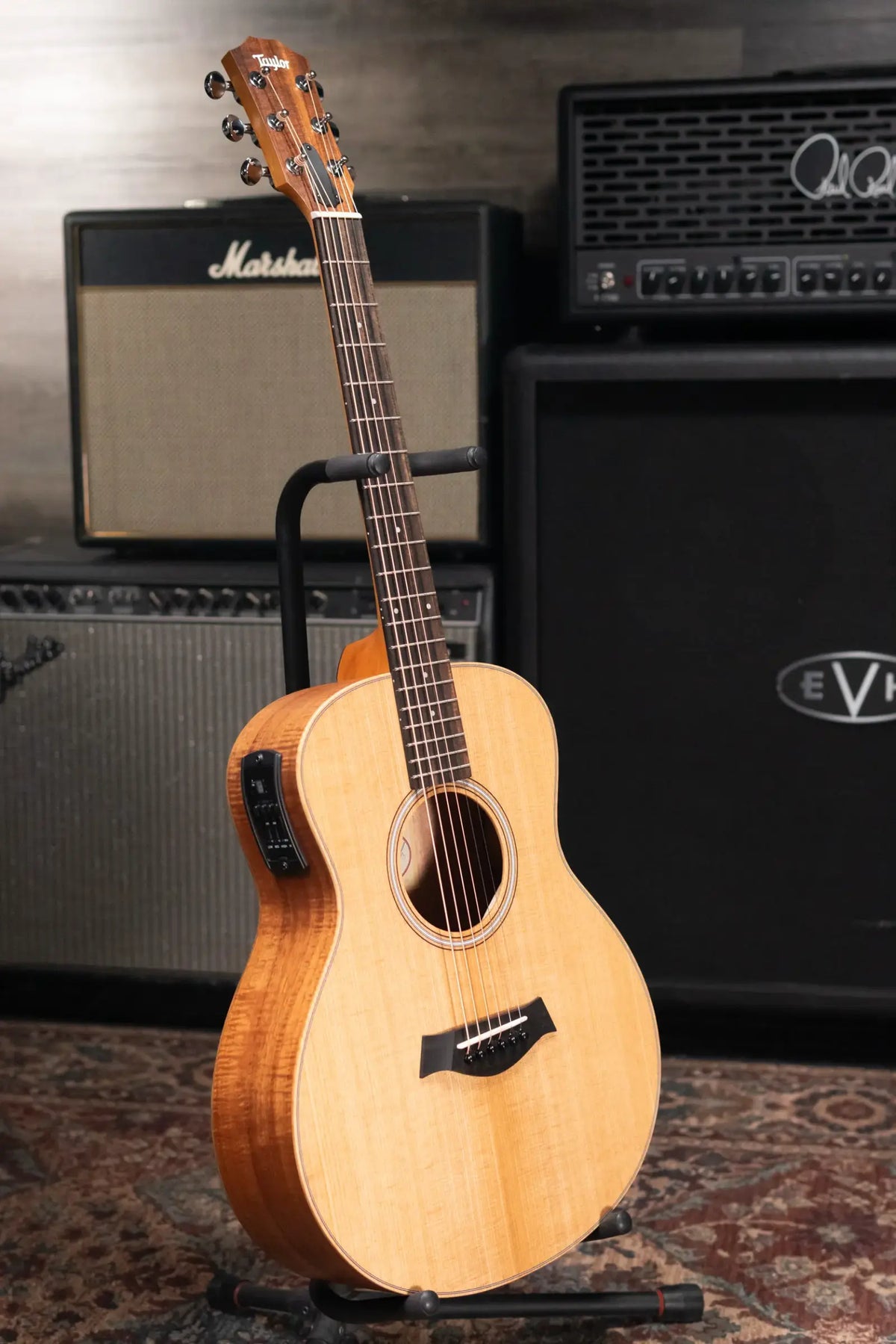 Taylor GS Mini-e LTD Acoustic/Electric Guitar - Figured Koa with Gig Bag