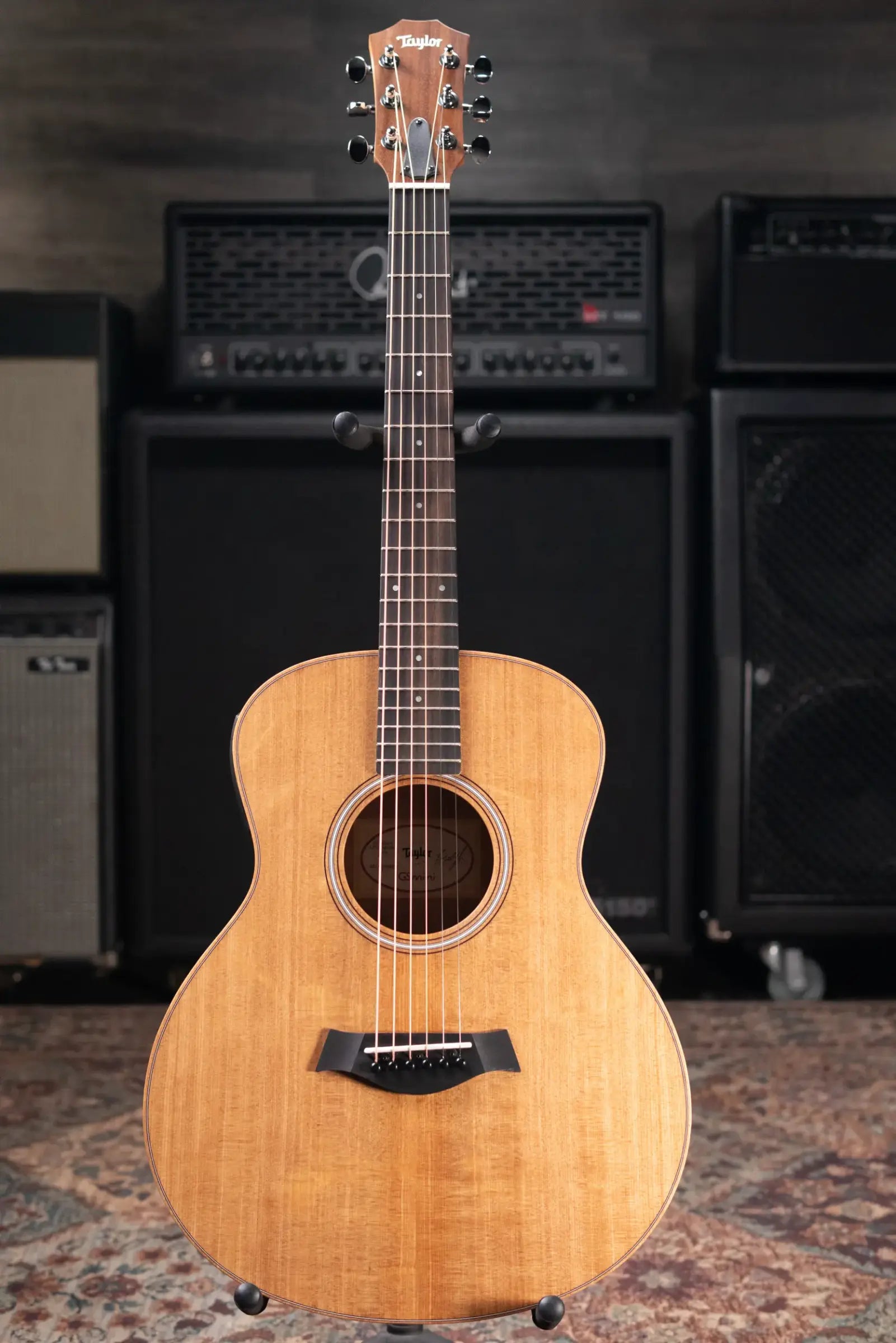 Taylor GS Mini-e LTD Acoustic/Electric Guitar - Figured Koa with Gig Bag