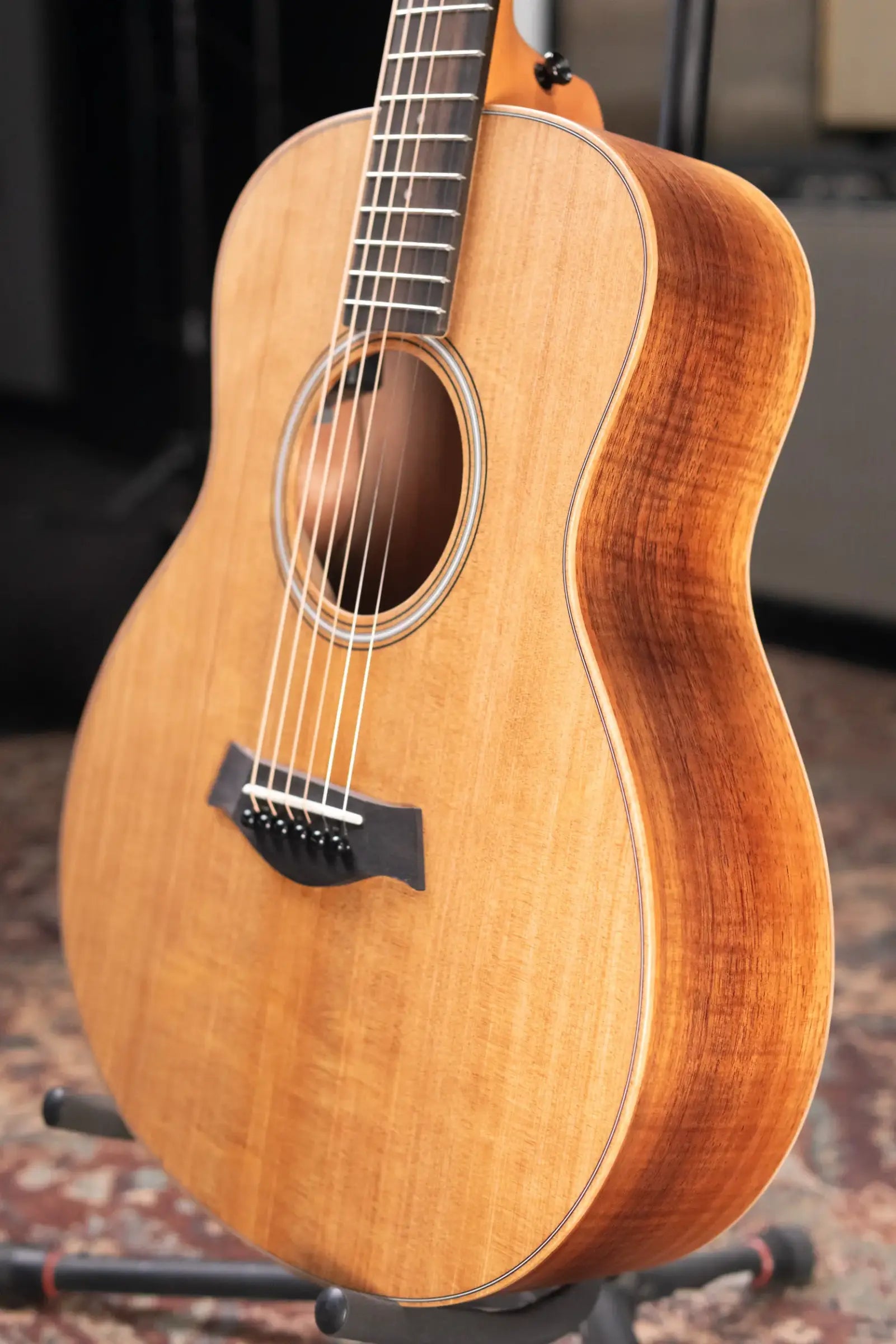 Taylor GS Mini-e LTD Acoustic/Electric Guitar - Figured Koa with Gig Bag