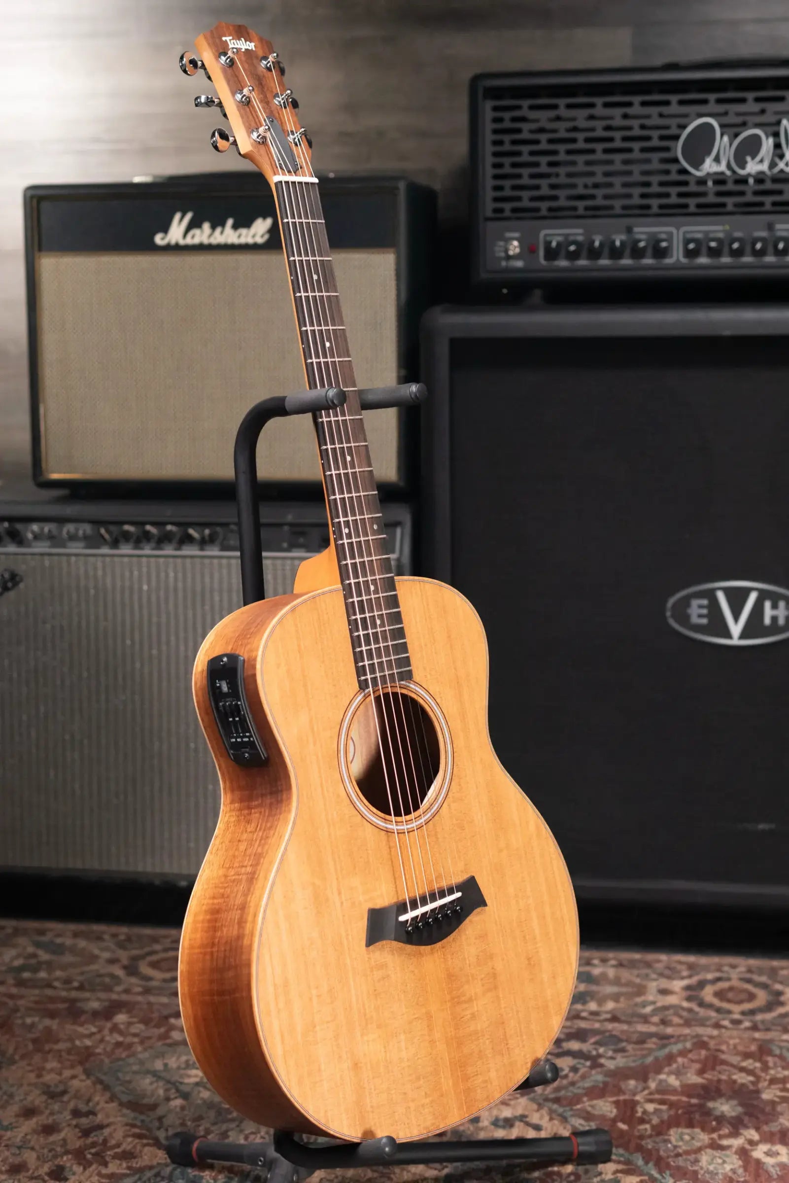 Taylor GS Mini-e LTD Acoustic/Electric Guitar - Figured Koa with Gig Bag