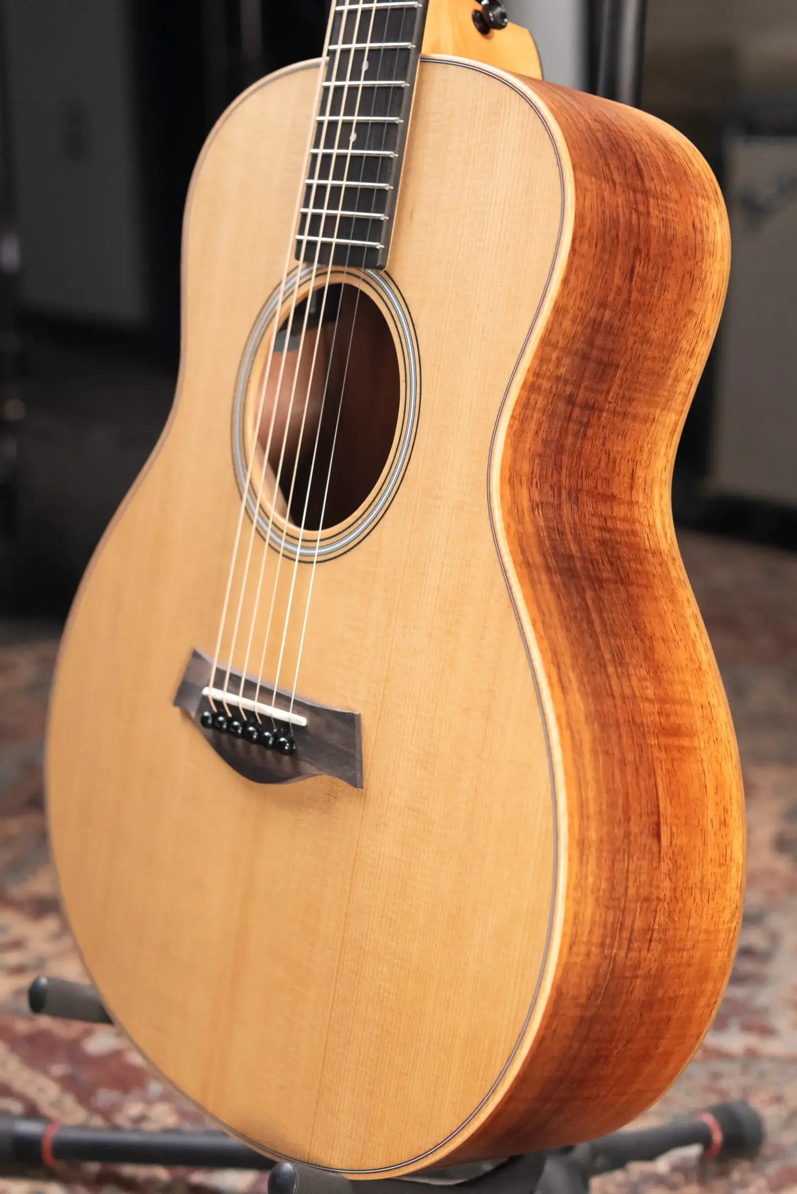 Taylor GS Mini-e LTD Acoustic/Electric Guitar - Figured Koa with Gig Bag