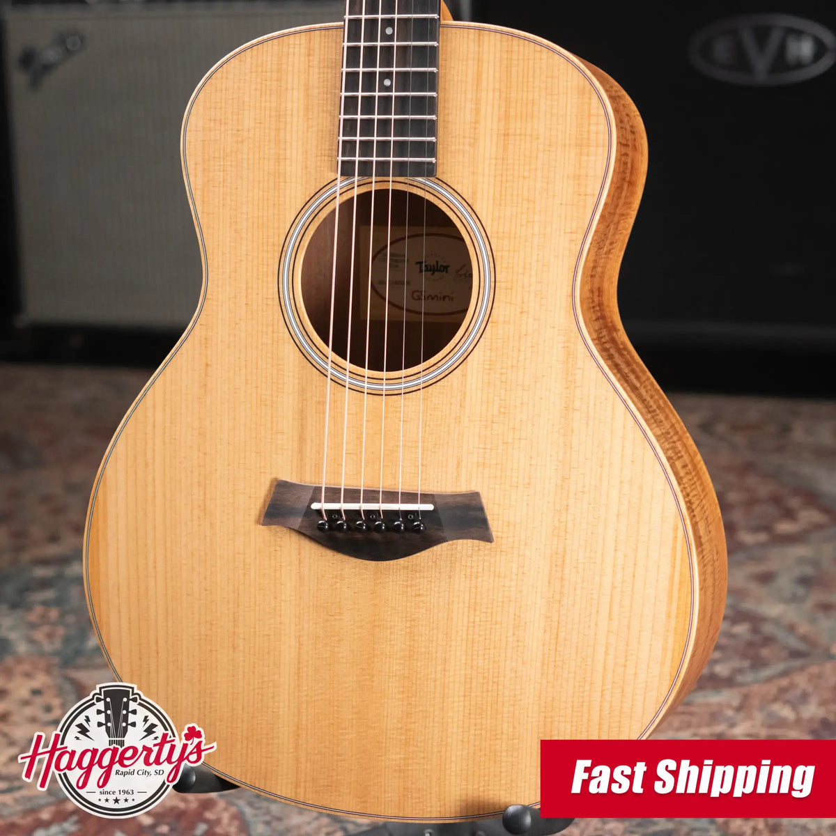 Taylor GS Mini-e LTD Acoustic/Electric Guitar - Figured Koa with Gig Bag