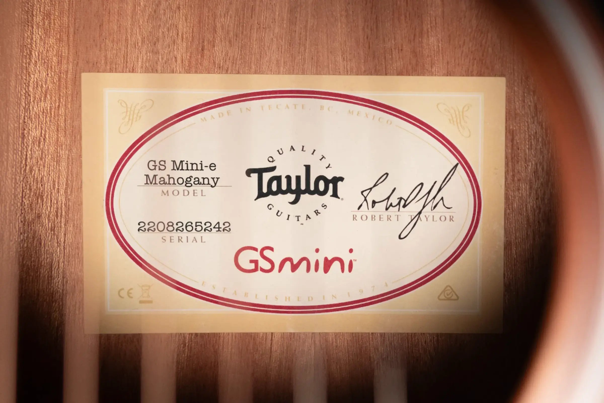 Taylor GS Mini-e Mahogany Acoustic/Electric Guitar with Gig Bag
