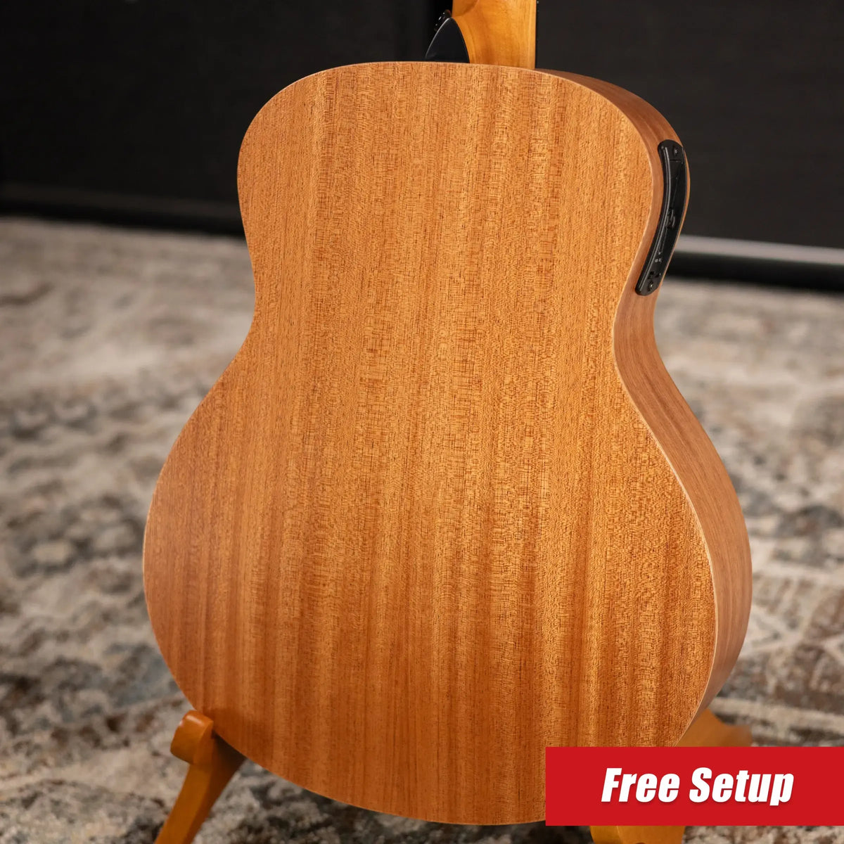 Taylor GS Mini-e Special Edition Acoustic/Electric Guitar - Floral Green with GS Mini Hard Bag