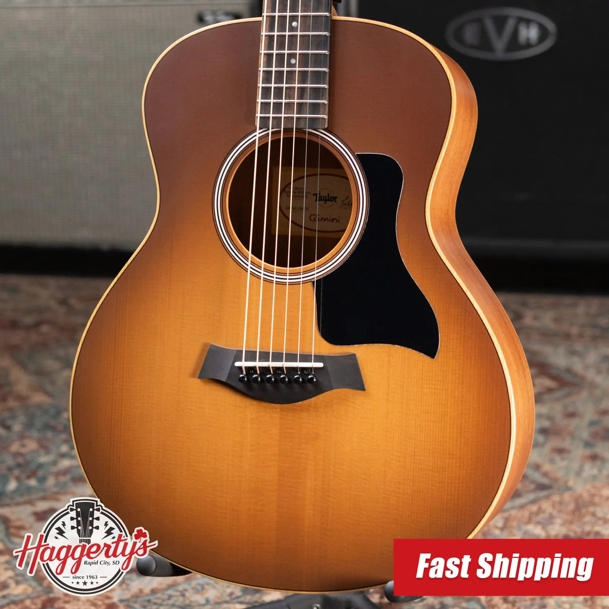 Taylor GS Mini-e Special Edition Acoustic/Electric Guitar - Honeyburst with GS Mini Bag - Demo