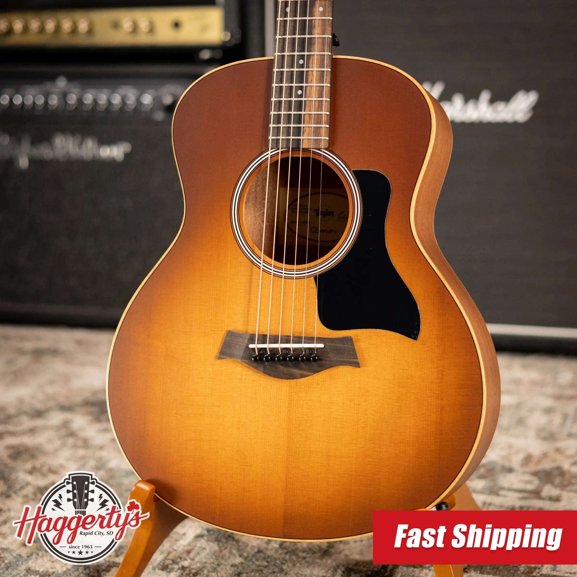 Taylor GS Mini-e Special Edition Acoustic/Electric Guitar - Honeyburst with GS Mini Bag