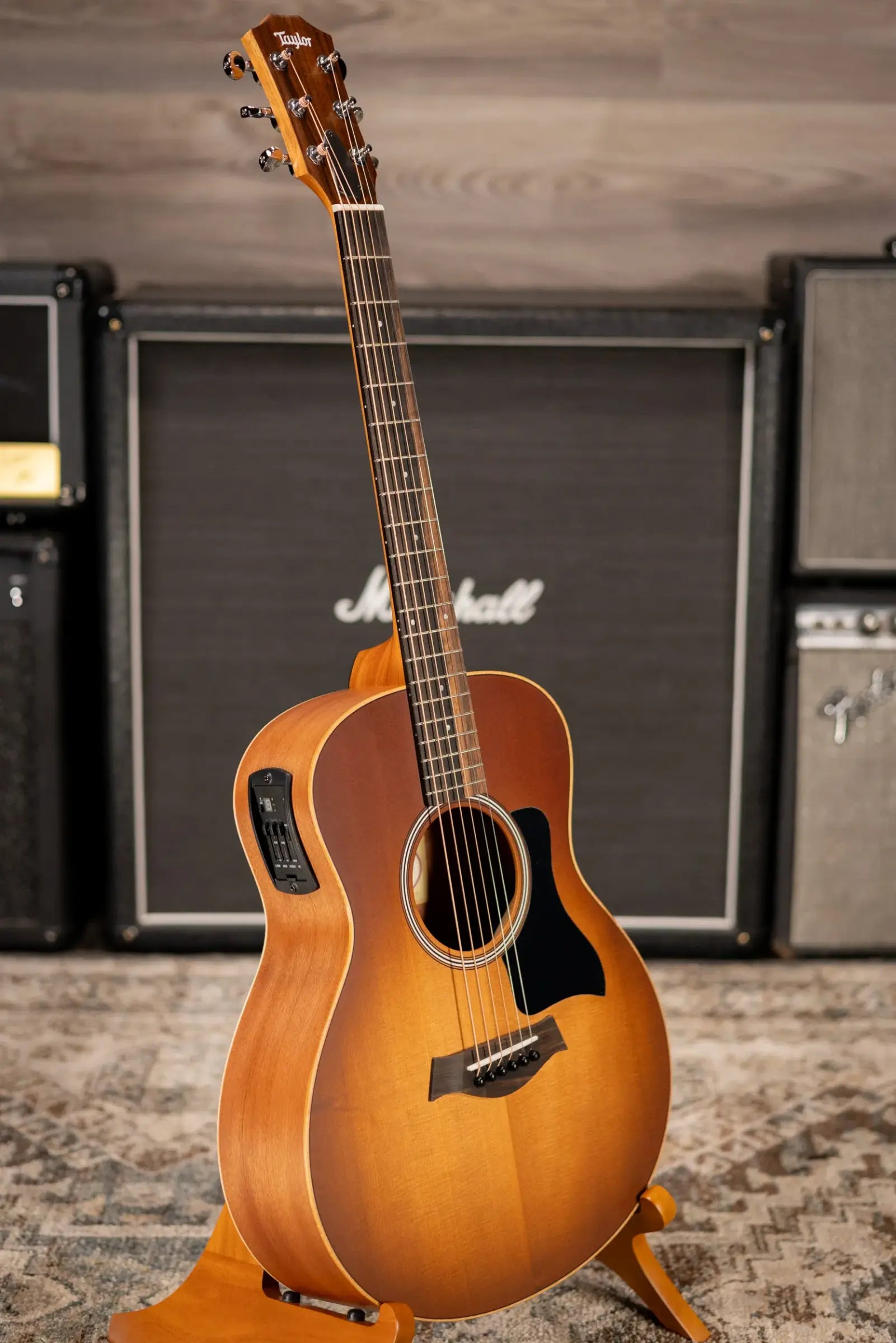 Taylor GS Mini-e Special Edition Acoustic/Electric Guitar - Honeyburst with GS Mini Bag