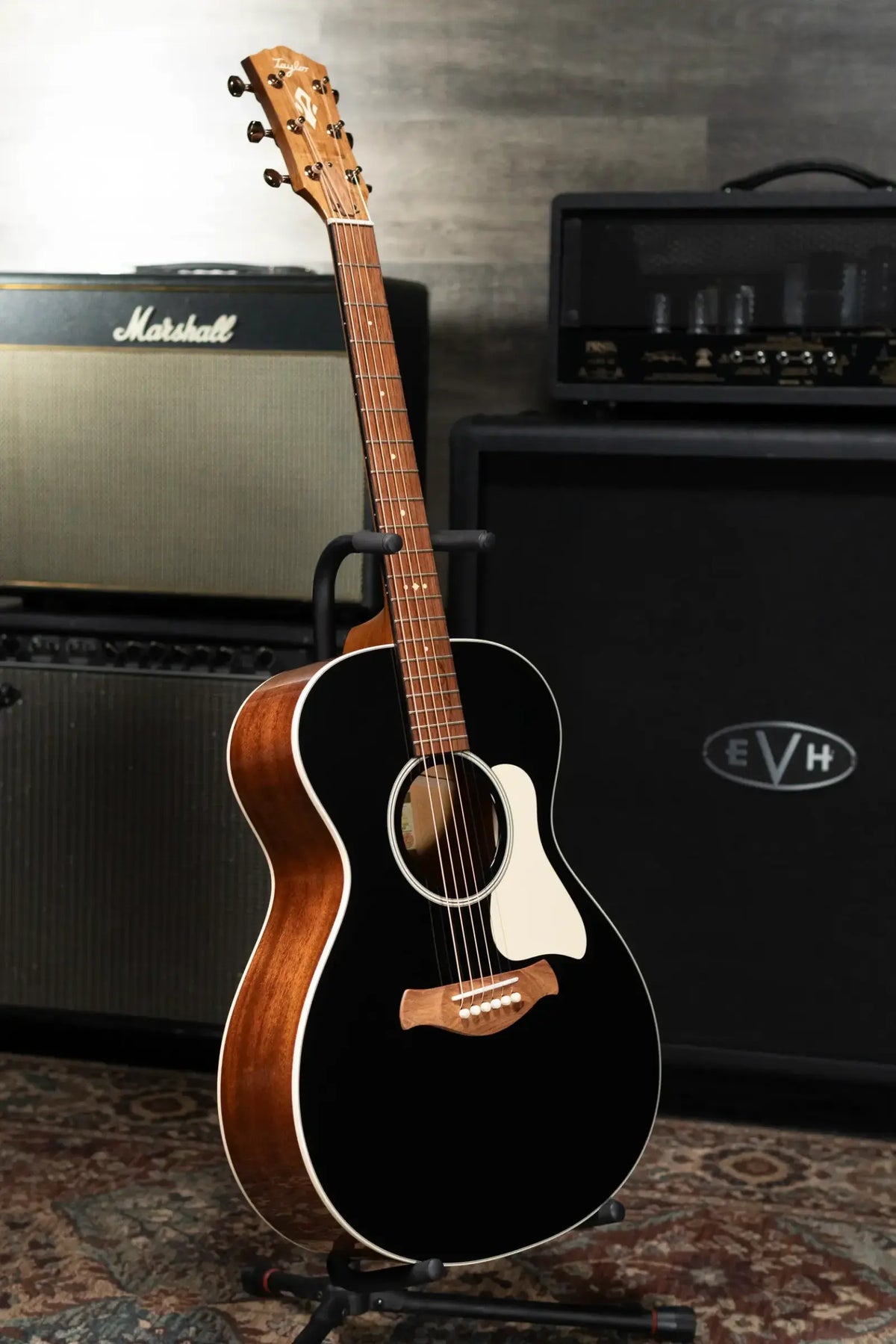 Taylor Gold Label 512e Ben Harper Signature Grand Concert Acoustic/Electric Guitar - Blacktop with Hardshell Case