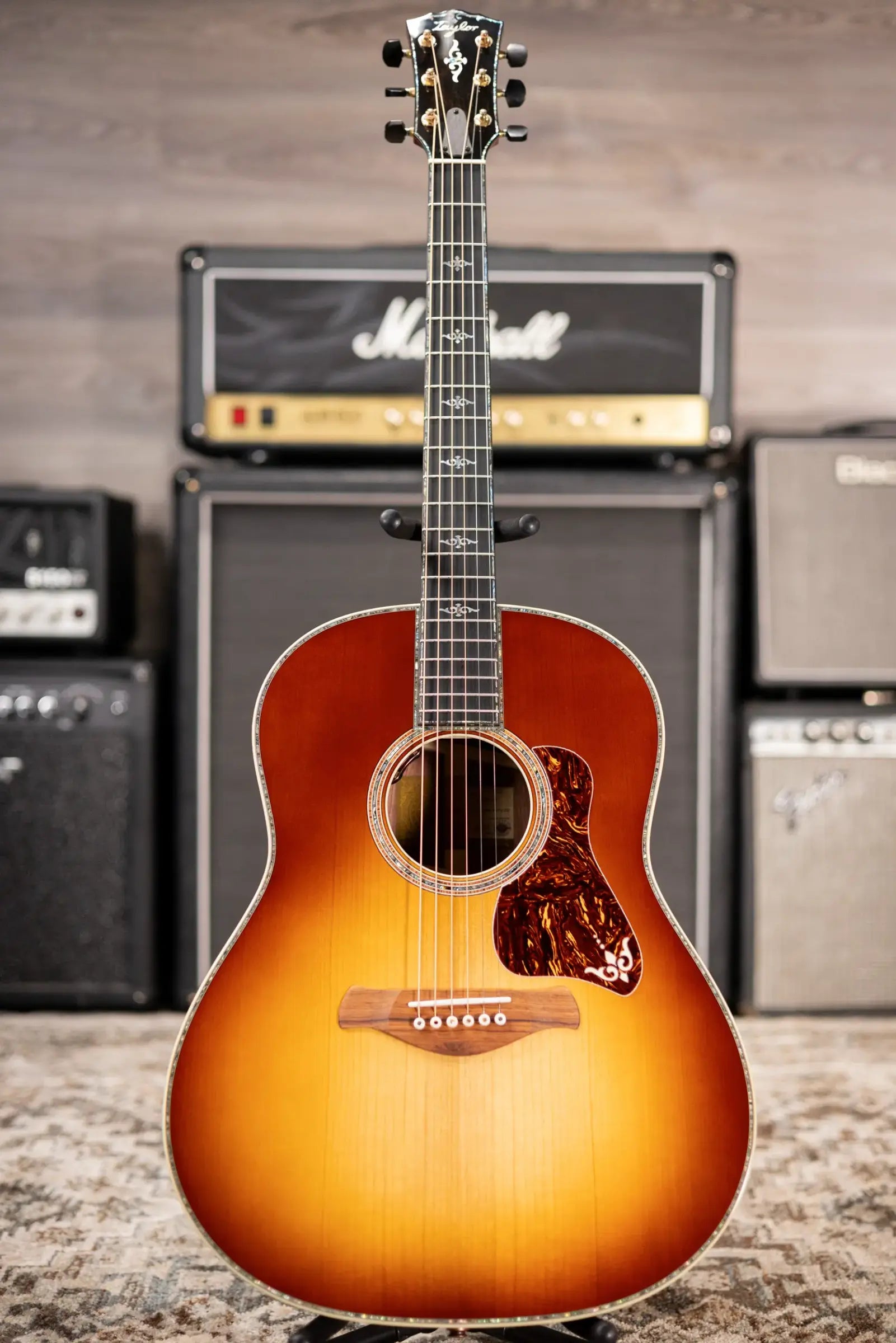 Taylor Gold Label 917e SB Grand Pacific Acoustic/Electric Guitar - Sunburst with Hardshell Case