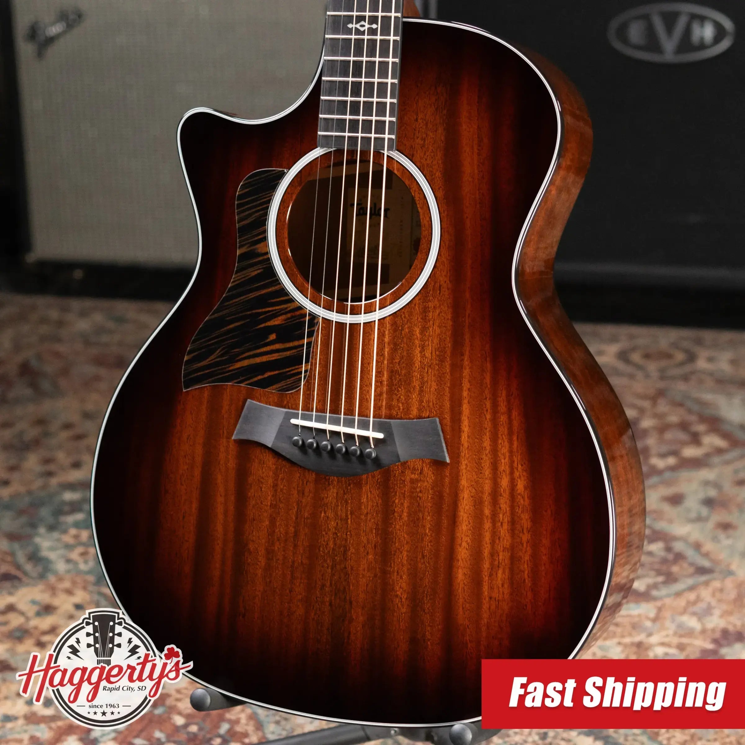 Taylor Next Generation 324ce Left-Hand Grand Auditorium Acoustic/Electric Guitar with Hardshell Case