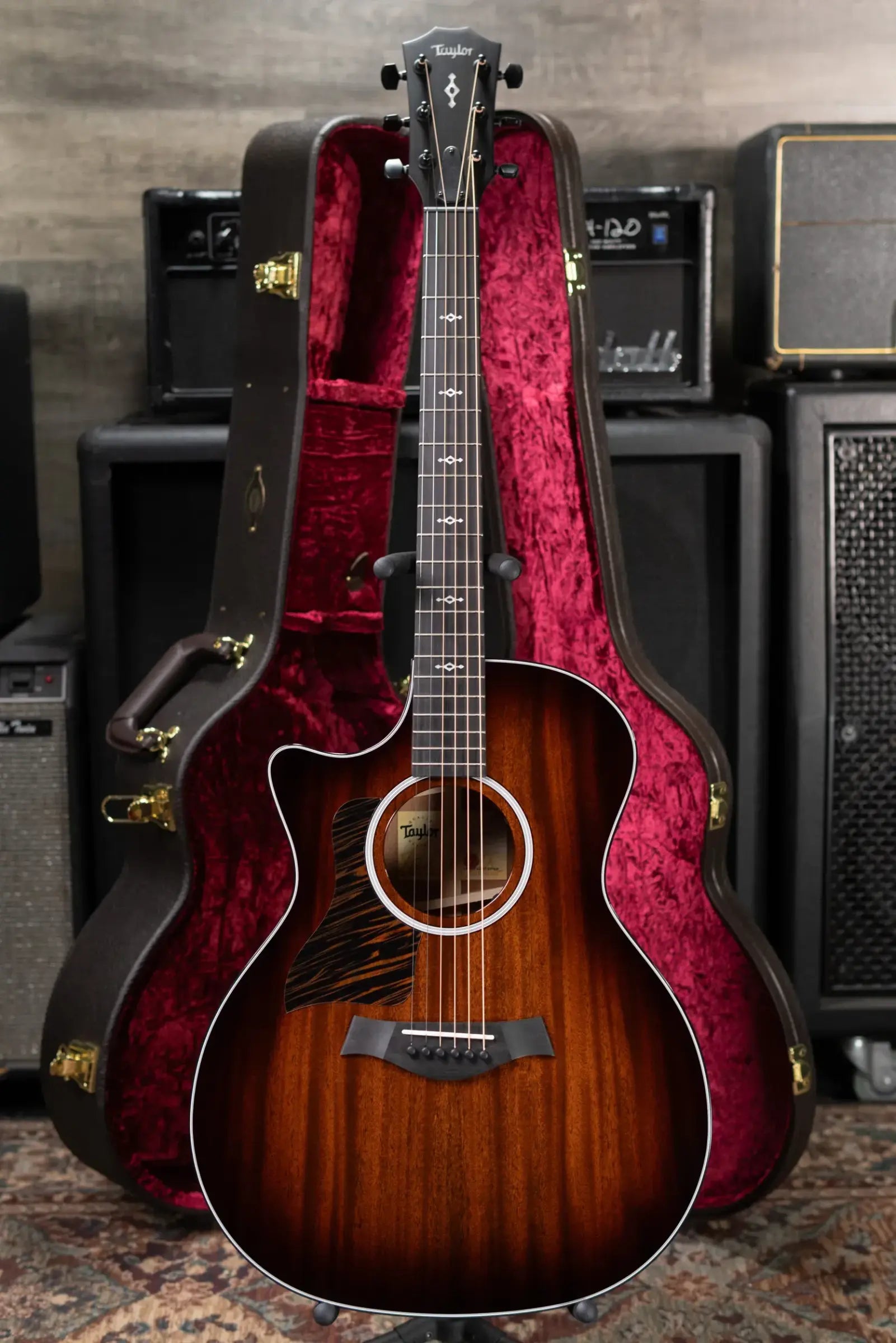 Taylor Next Generation 324ce Left-Hand Grand Auditorium Acoustic/Electric Guitar with Hardshell Case