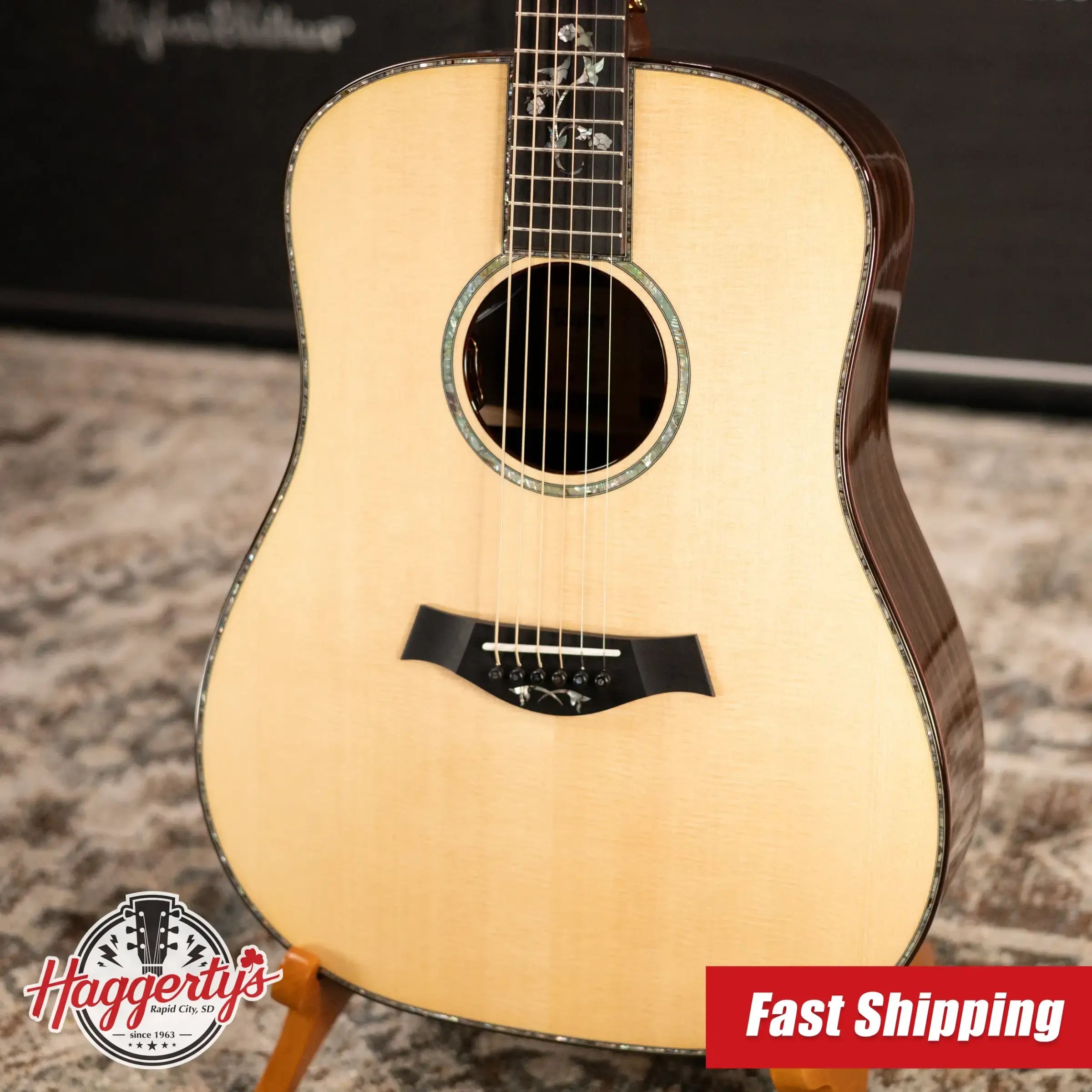 Taylor One-of-a-Kind Legacy 910e Special Edition Acoustic/Electric Guitar - Natural with Hardshell Case
