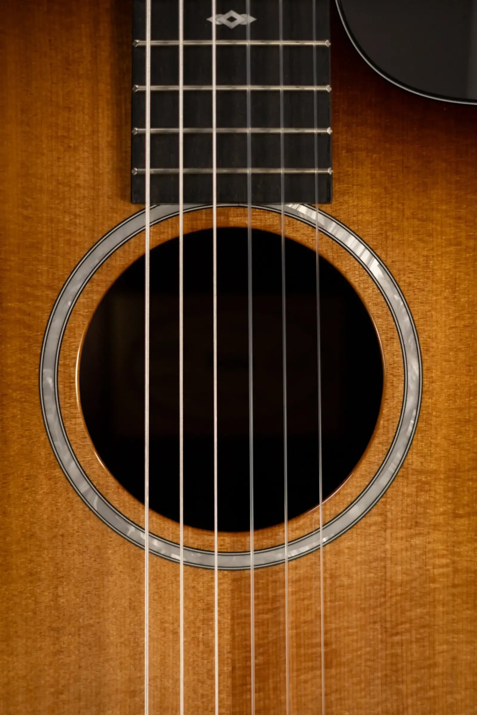 Taylor Sunset Blvd 214ce-N Plus Nylon Grand Auditorium Acoustic/Electric Guitar - Shaded Edge Burst with Aerocase - Factory Used