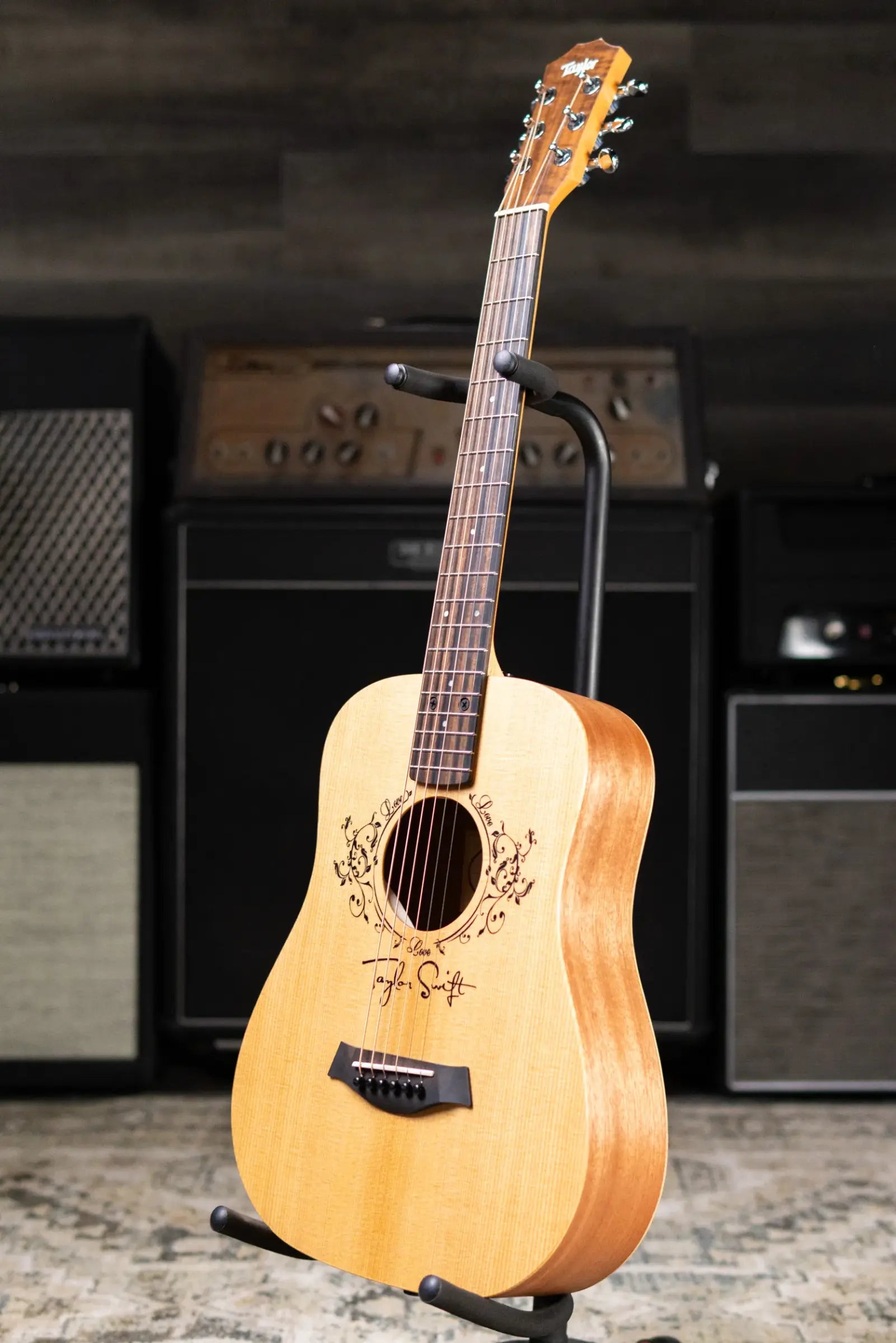 Taylor TS-BT Taylor Swift Signature Baby Taylor Acoustic Guitar with Gig Bag