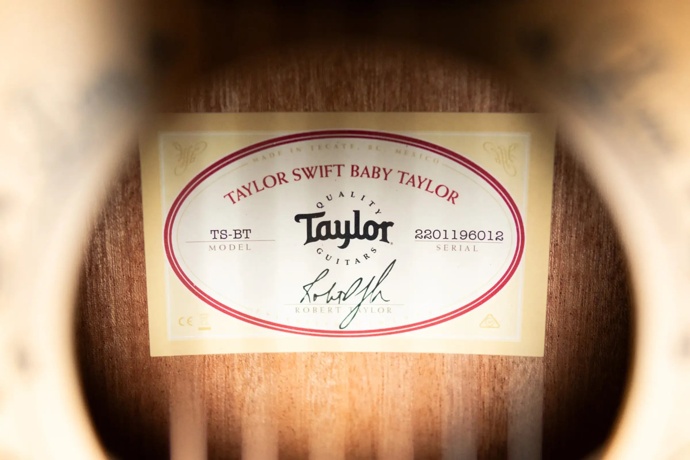Taylor TS-BT Taylor Swift Signature Baby Taylor Acoustic Guitar with Gig Bag