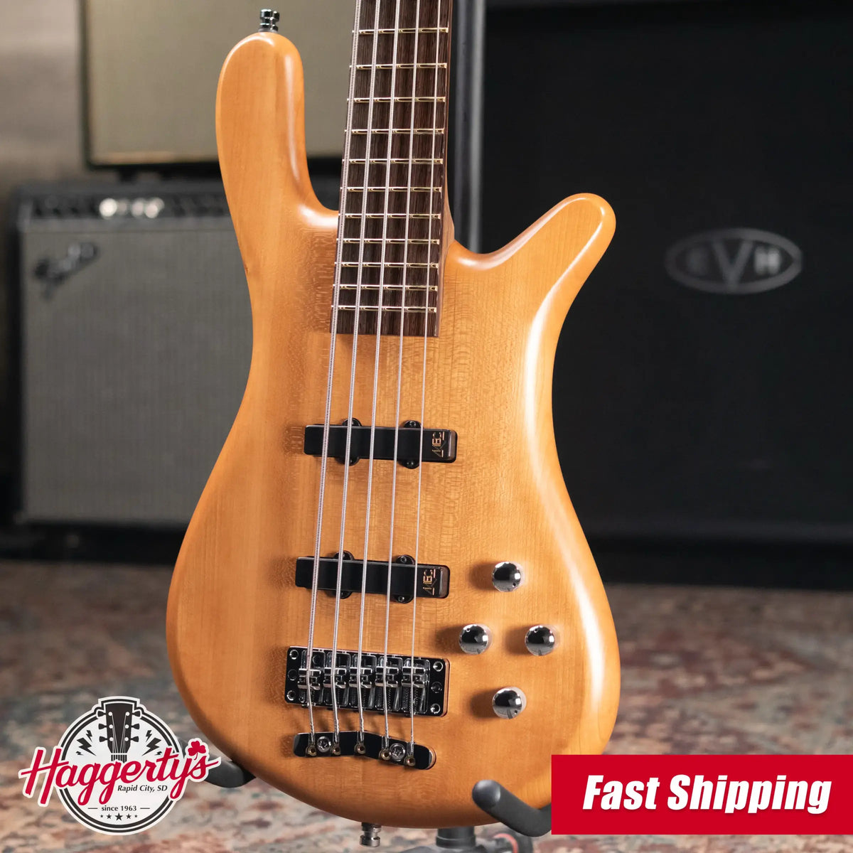 Warwick Pro Series Streamer LX 5-String Bass - Natural Transparent Satin with Gig Bag