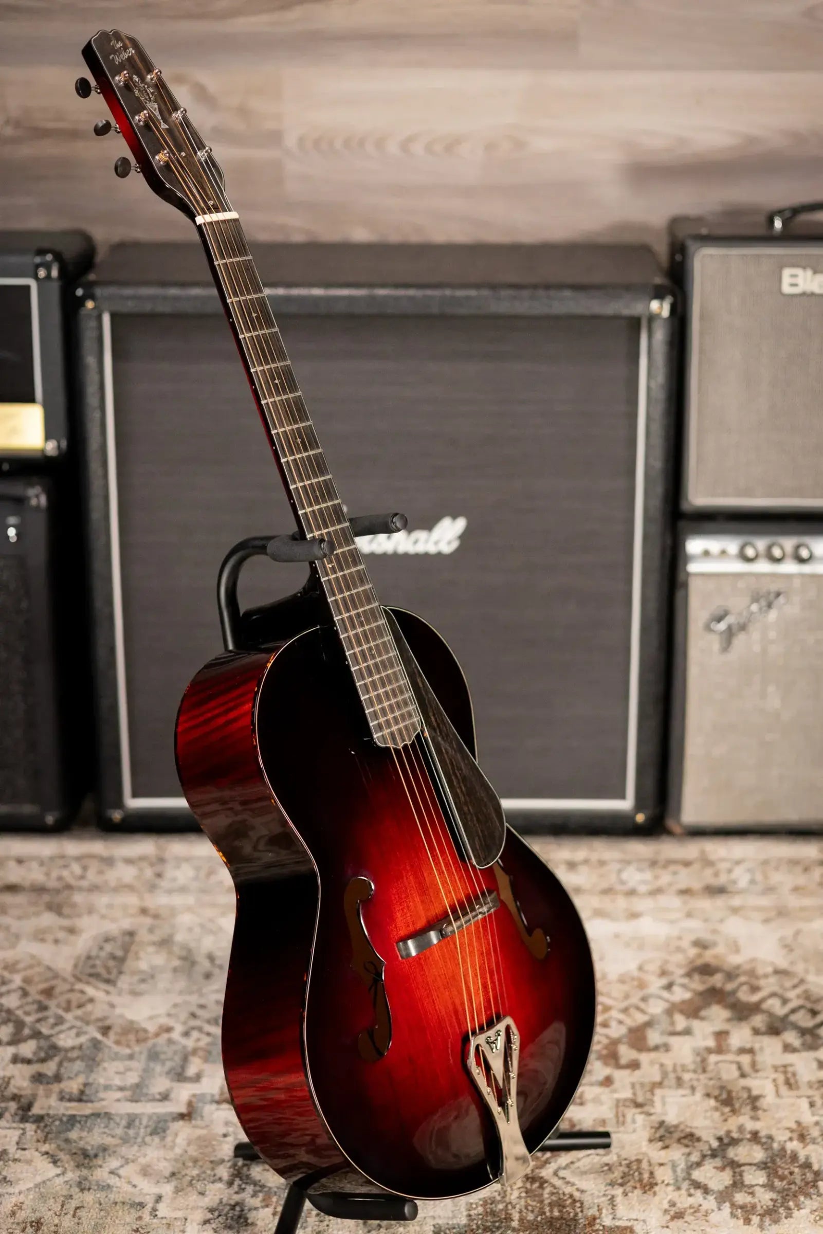 Weber Yellowstone Archtop Acoustic/Electric Guitar with Hardshell Case - Used