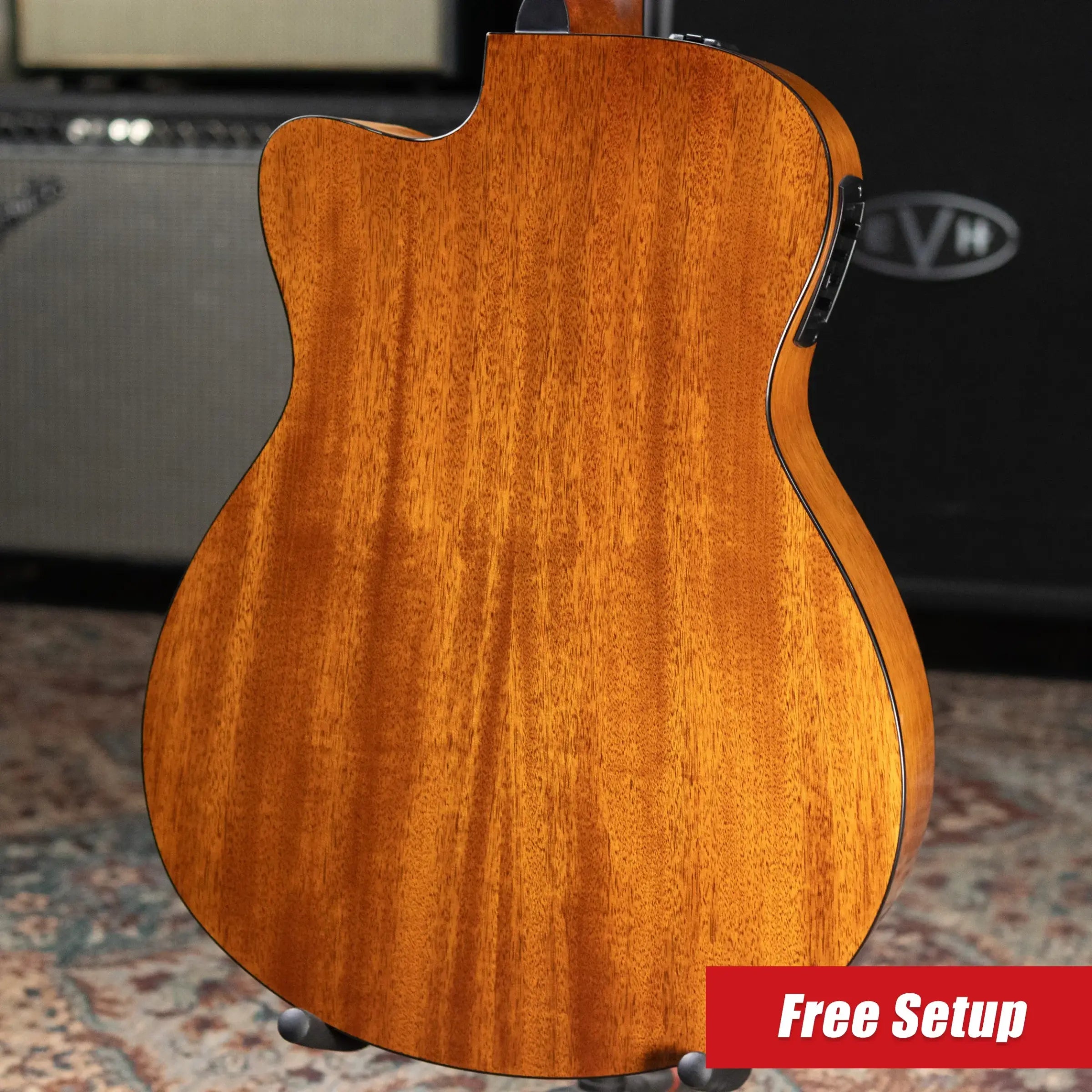 Yamaha FSX800C Small Body Acoustic-Electric Guitar - Natural