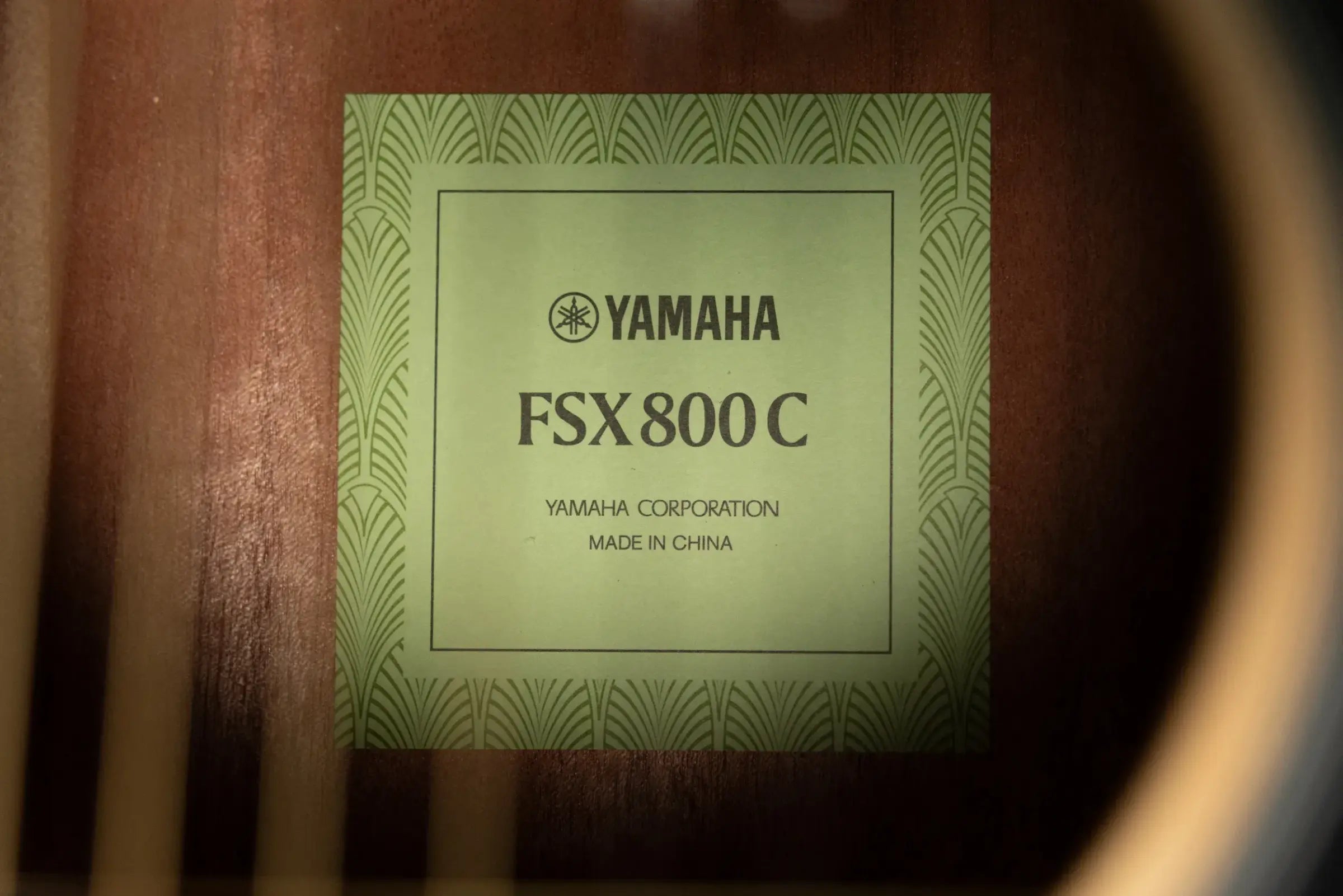 Yamaha FSX800C Small Body Acoustic-Electric Guitar - Natural
